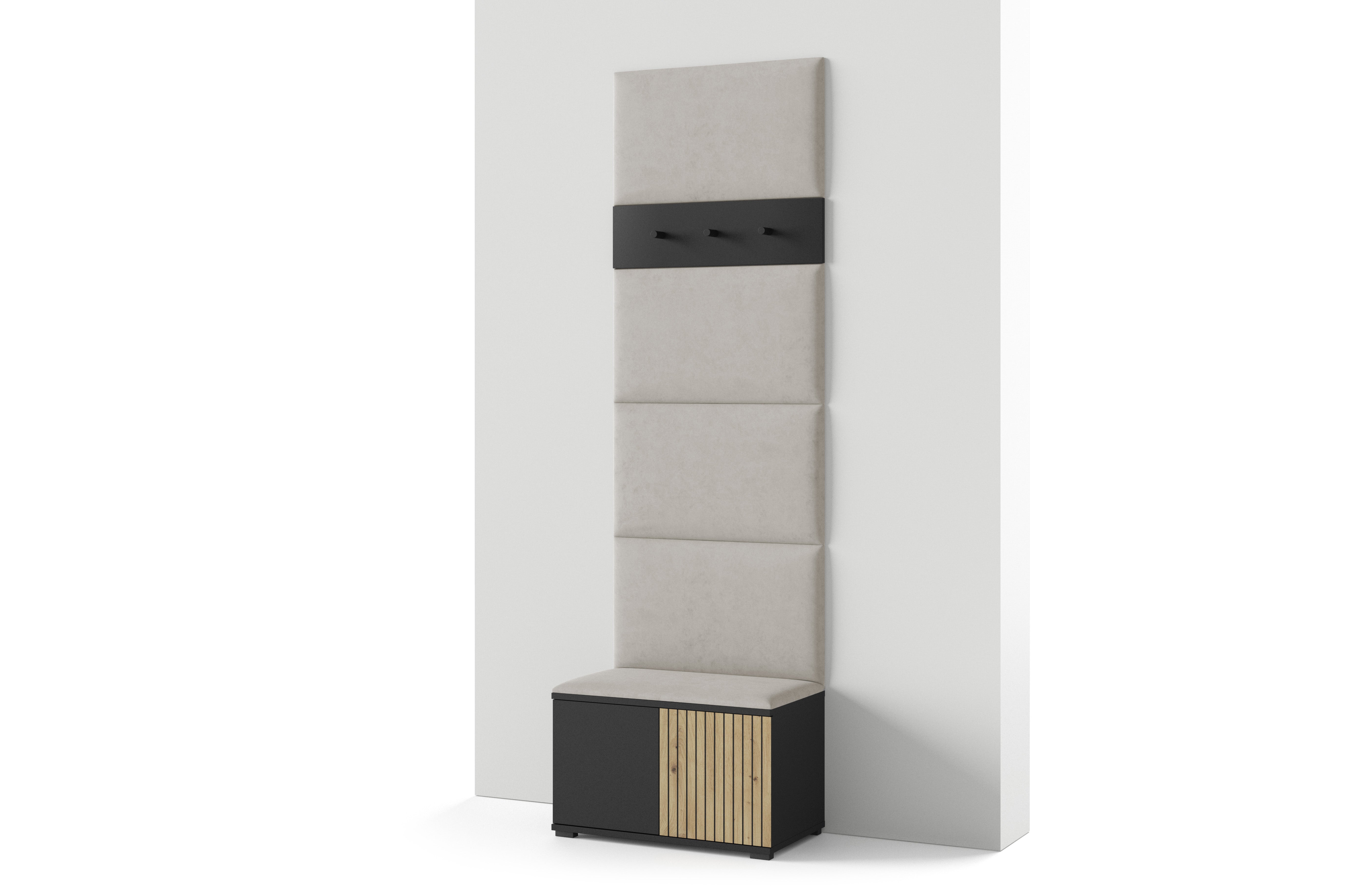 PK Ross 6 Hallway Set – Upholstered Panels in Various Colours