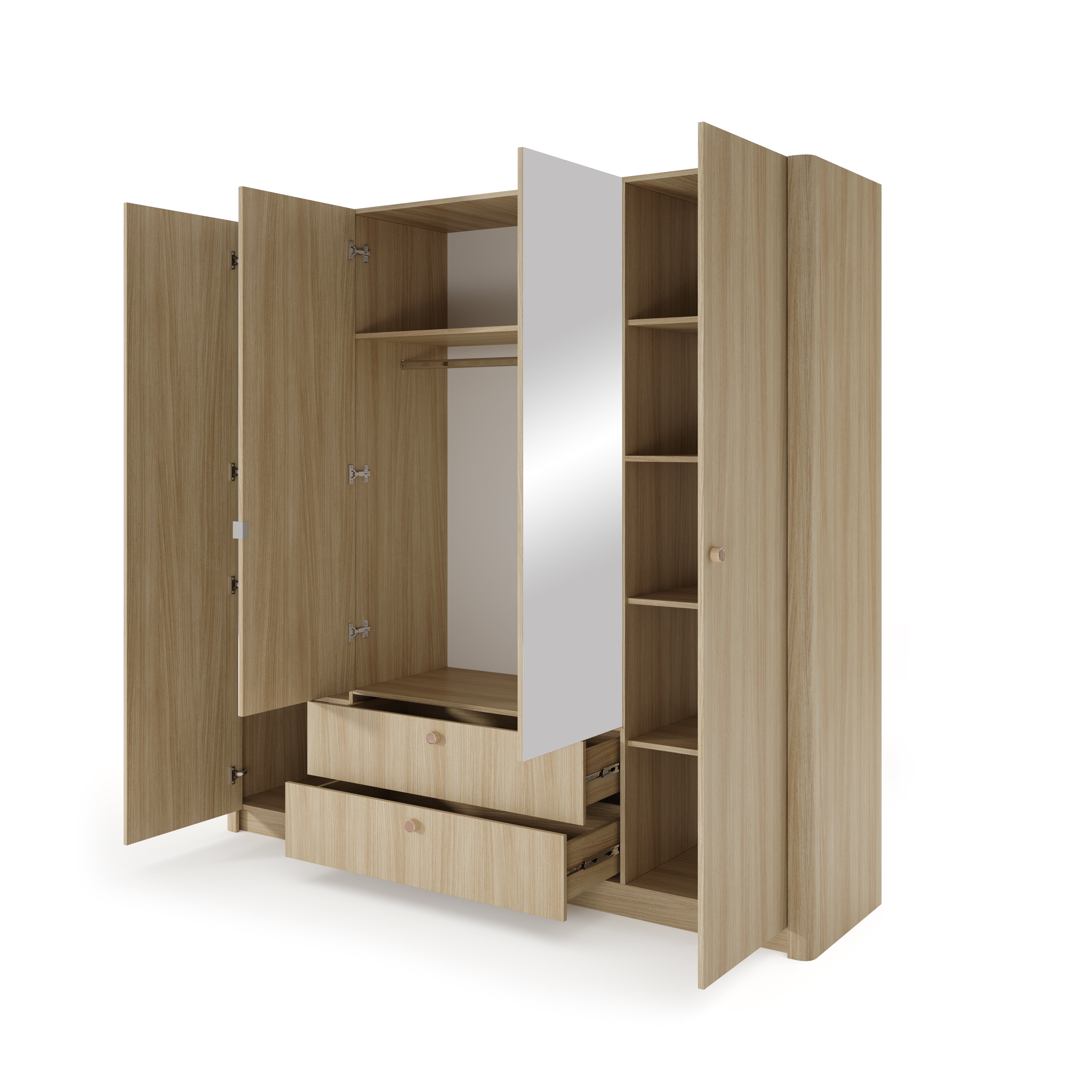 Lask Viki – 4-Door Wardrobe