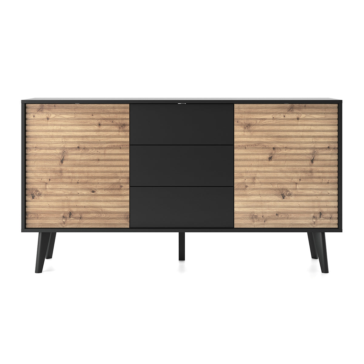 Willow Chest of Drawers - Two Push to Open System Doors and Three Drawers