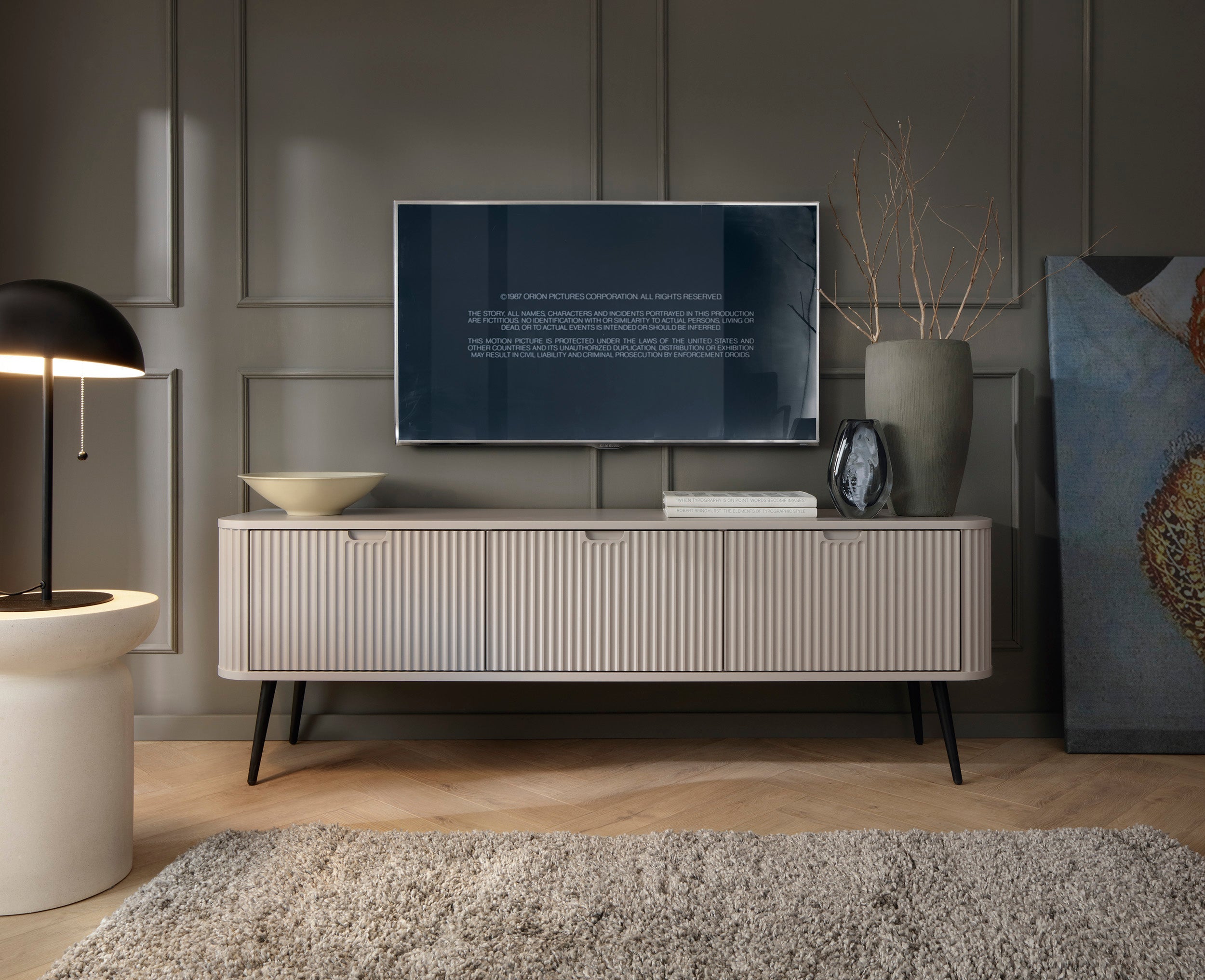 Zova Cashmere Set mit hohem Sideboard