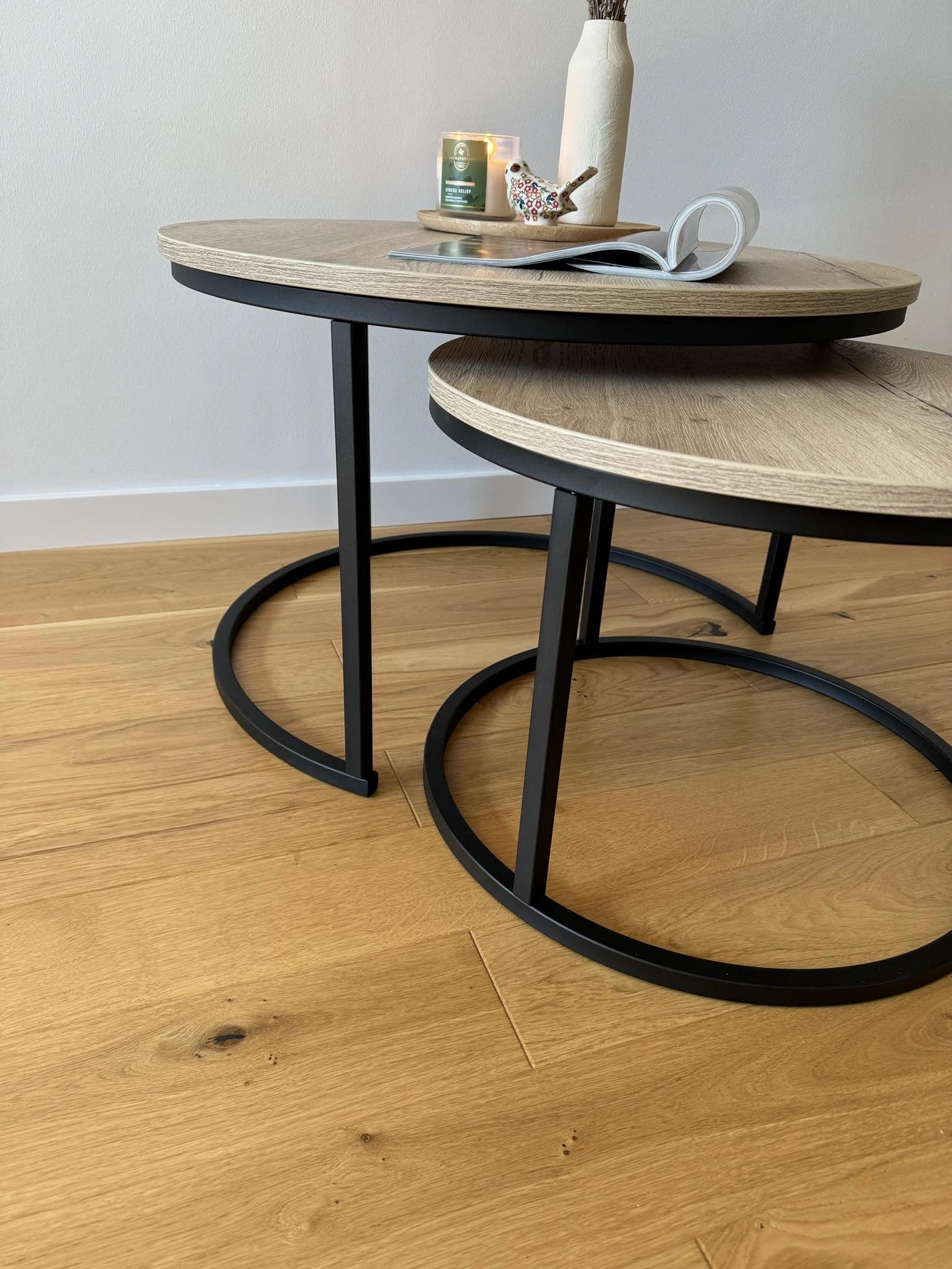 Agra Modern 2-in-1 Coffee Table Halifax Oak