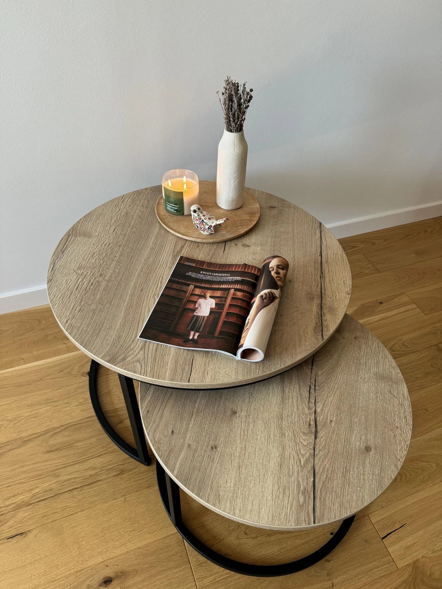 Agra Modern 2-in-1 Coffee Table Halifax Oak