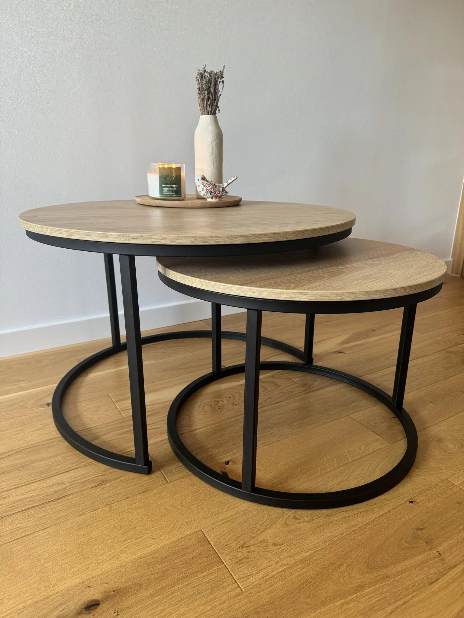 Agra Modern 2-in-1 Coffee Table Hickory