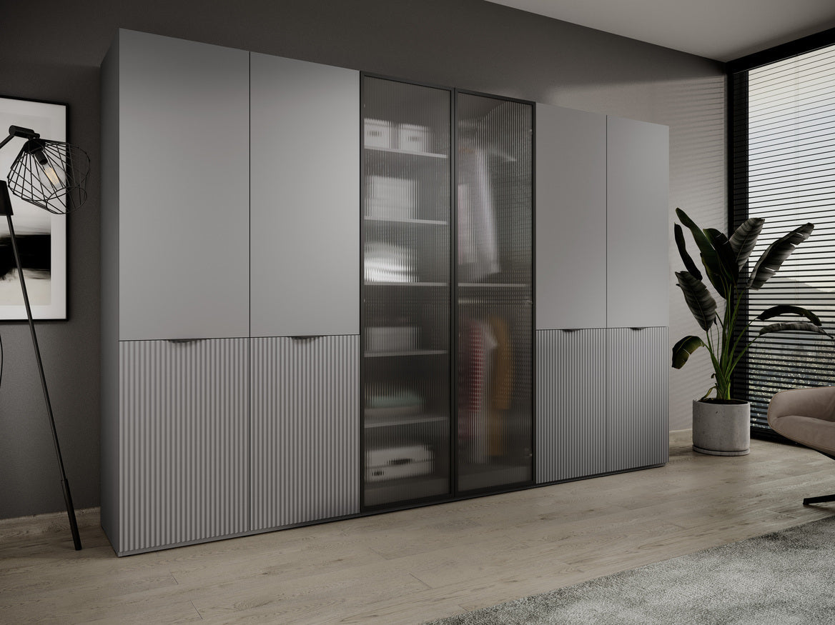 PI Sandbox Modularer Kleiderschrank mit 2 Türen – Nova Grey
