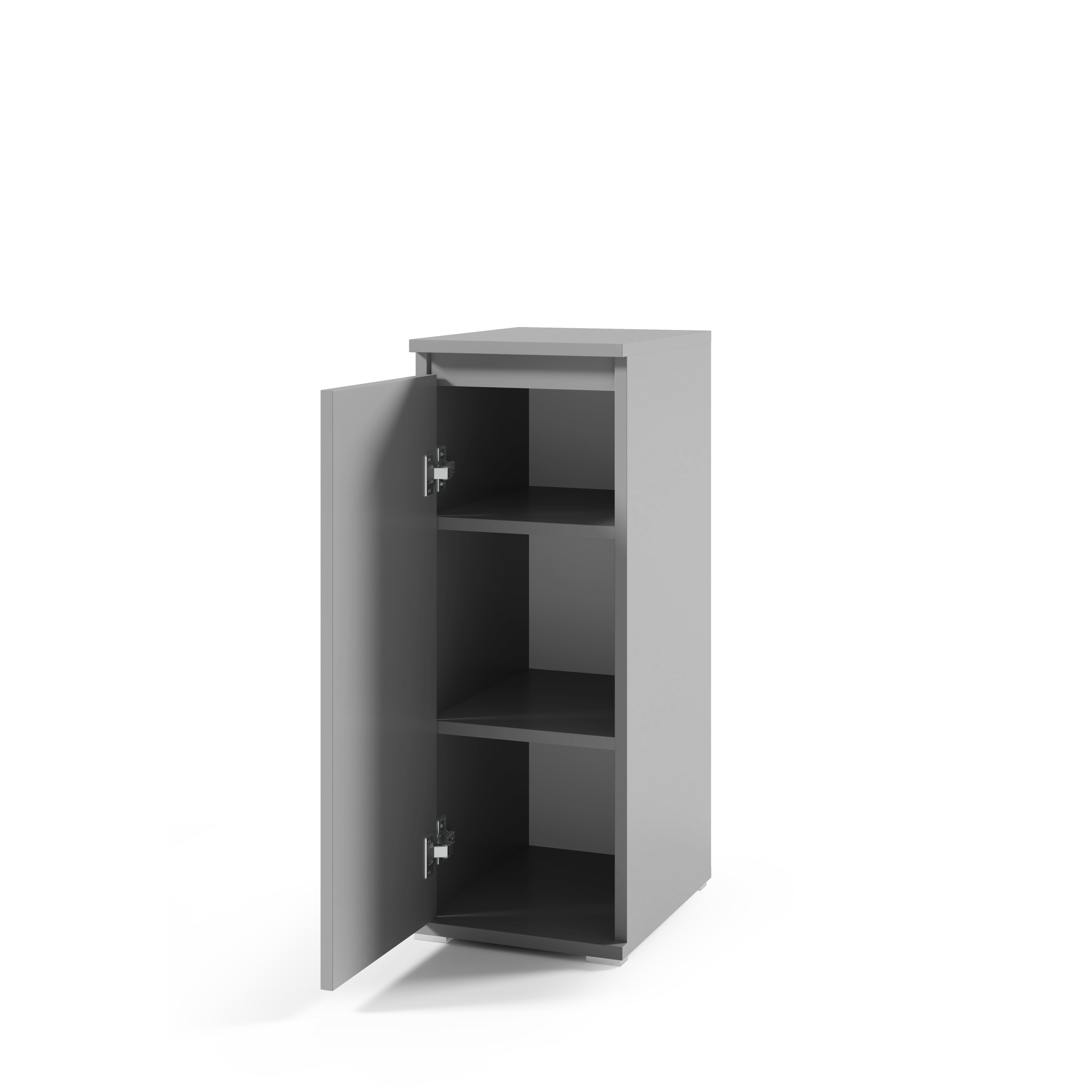 PK Emi 24 Hallway Wardrobe White/ Graphite/Aristan Oak-Black