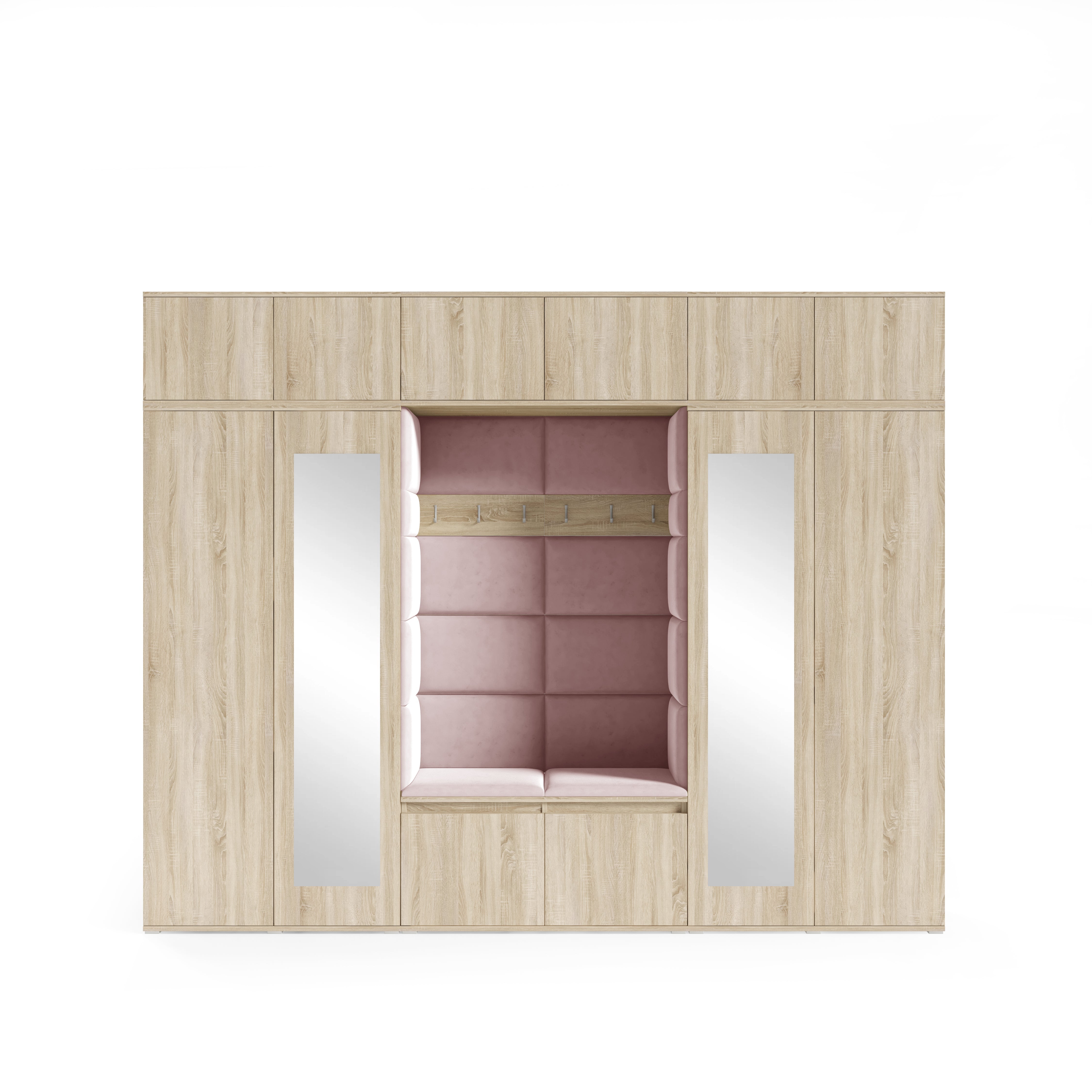 PK Emi 17 Hallway Sonoma Oak- Upholstered Panels in Various Colours