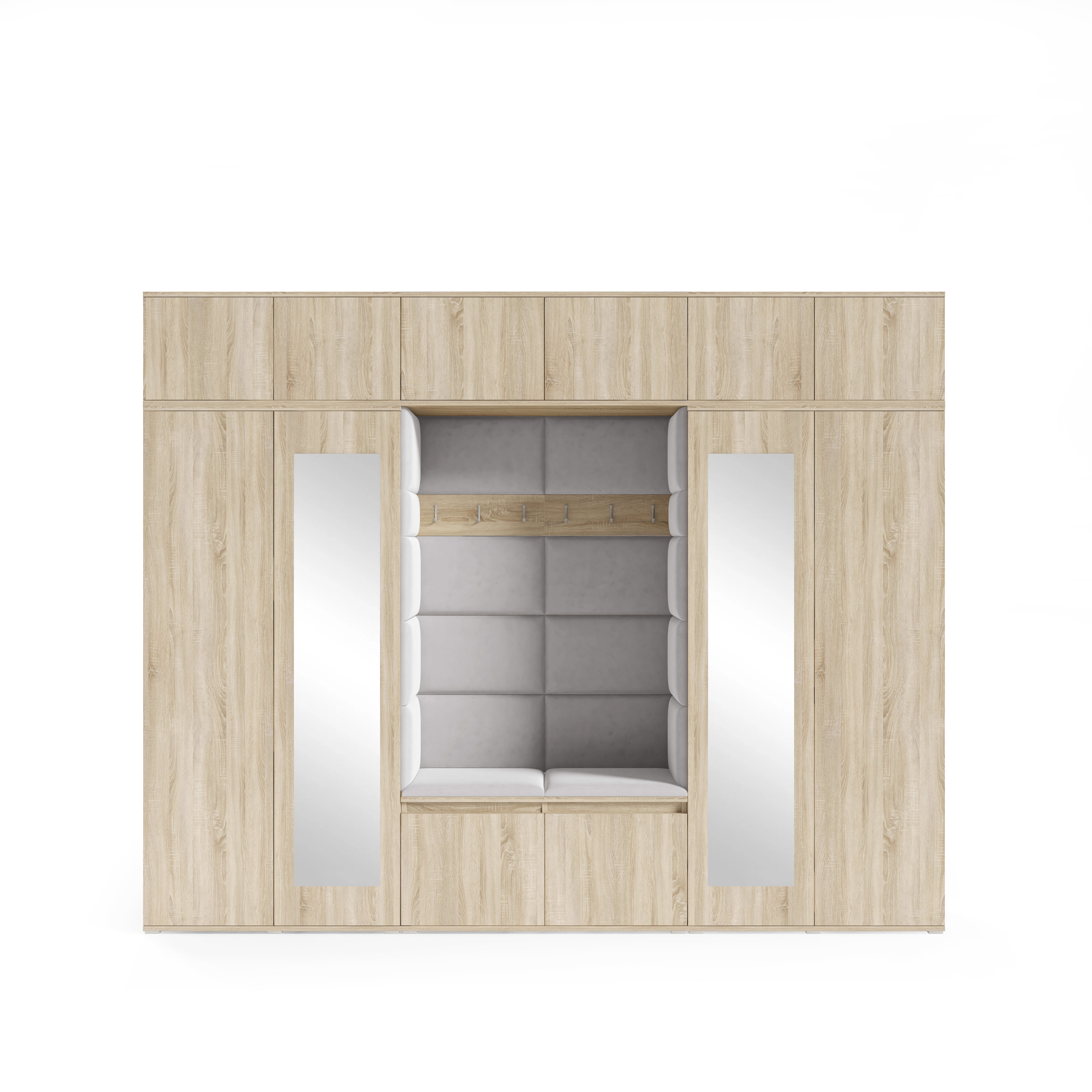 PK Emi 17 Hallway Sonoma Oak- Upholstered Panels in Various Colours