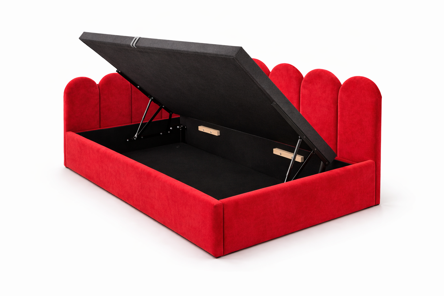 FLOW Polsterbett – 90 × 200 / 120 × 200 cm – Kinder & Jugend