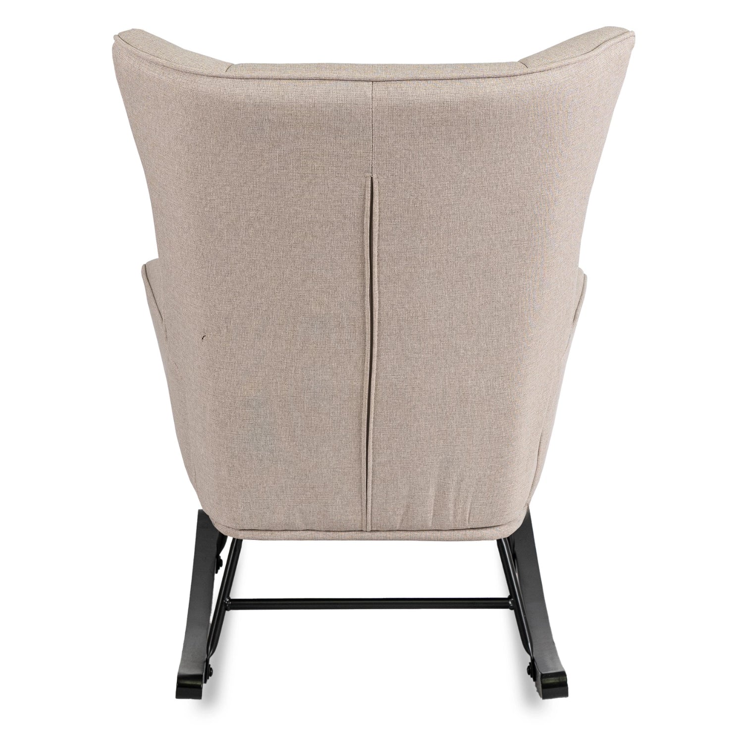 Elite JACKSON Beige Fabric Rocking Chair
