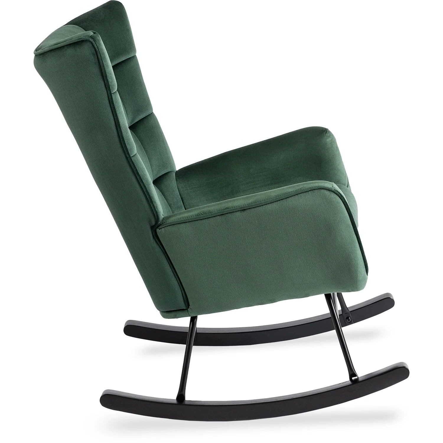 Elite JACKSON Green Velvet Rocking Chair