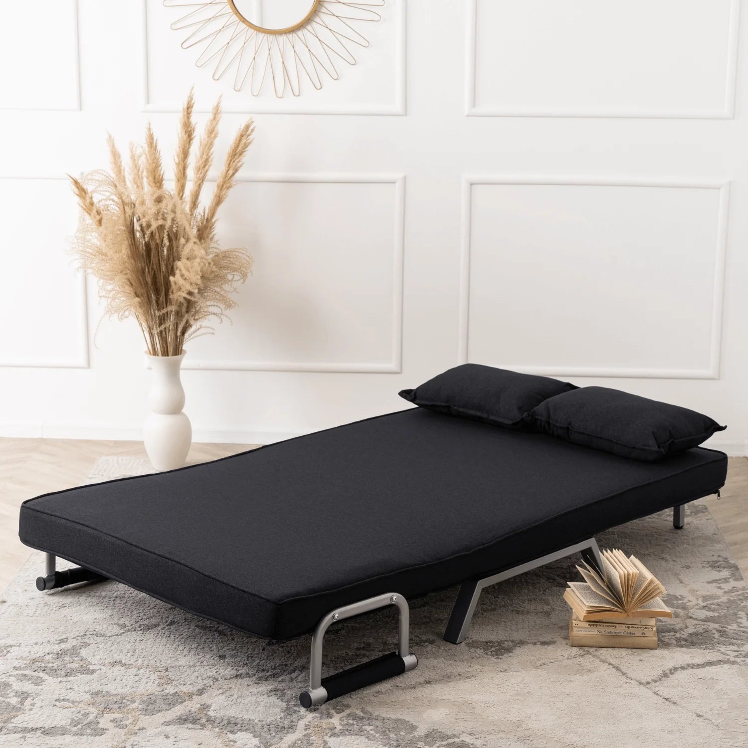 Elite BART 2 Schwarzer Zweisitzer-Sessel