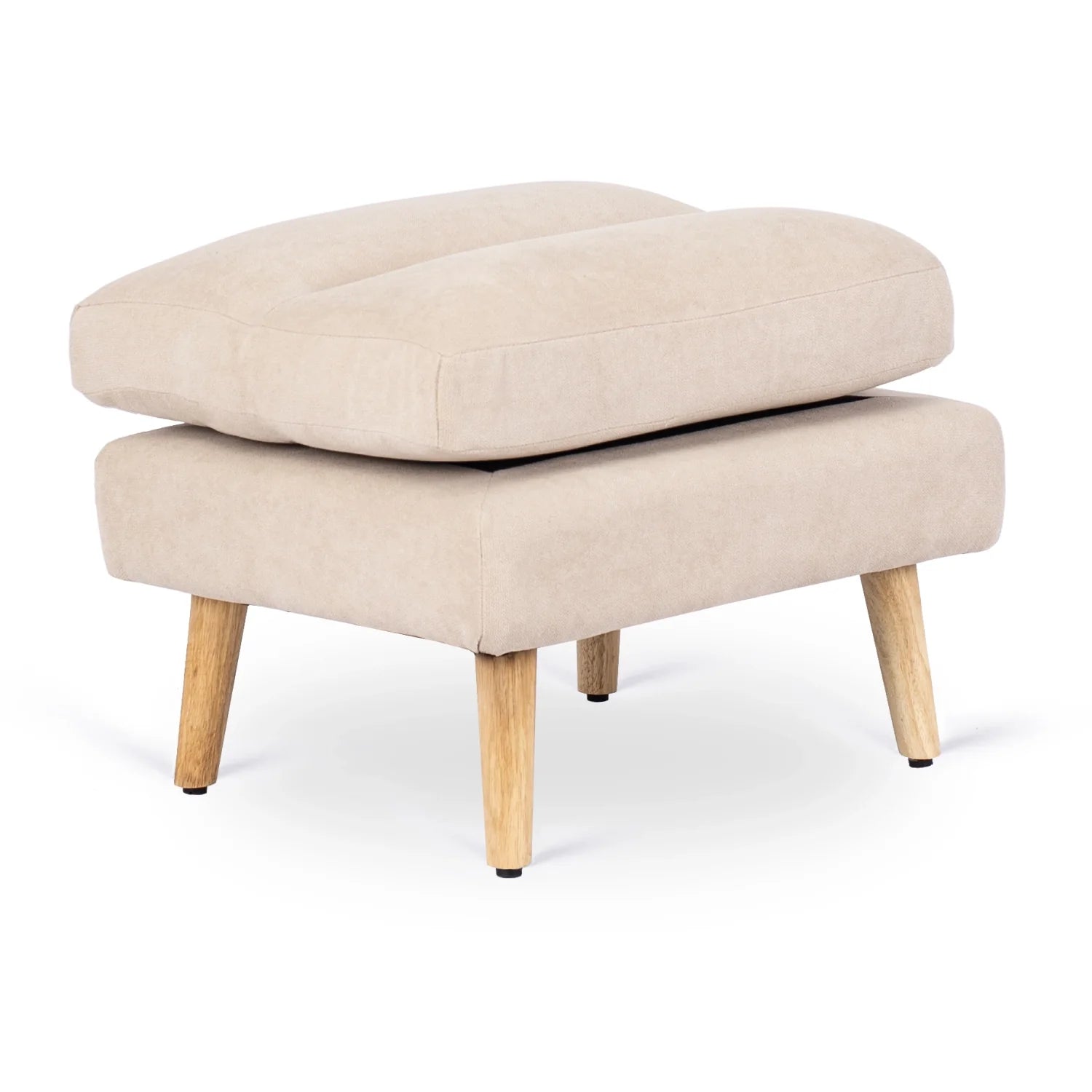 Elite HENRY Beige Recliner Armchair with Footrest