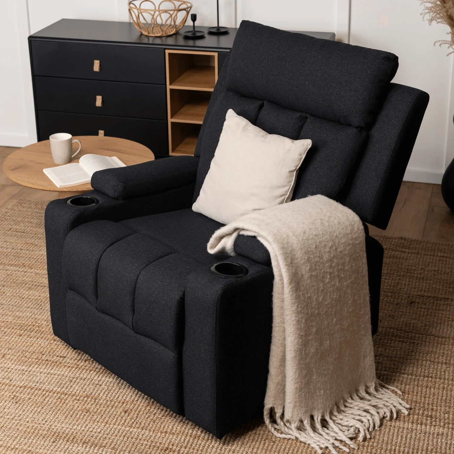 Elite KOBI 2 Schwarzer Relaxsessel