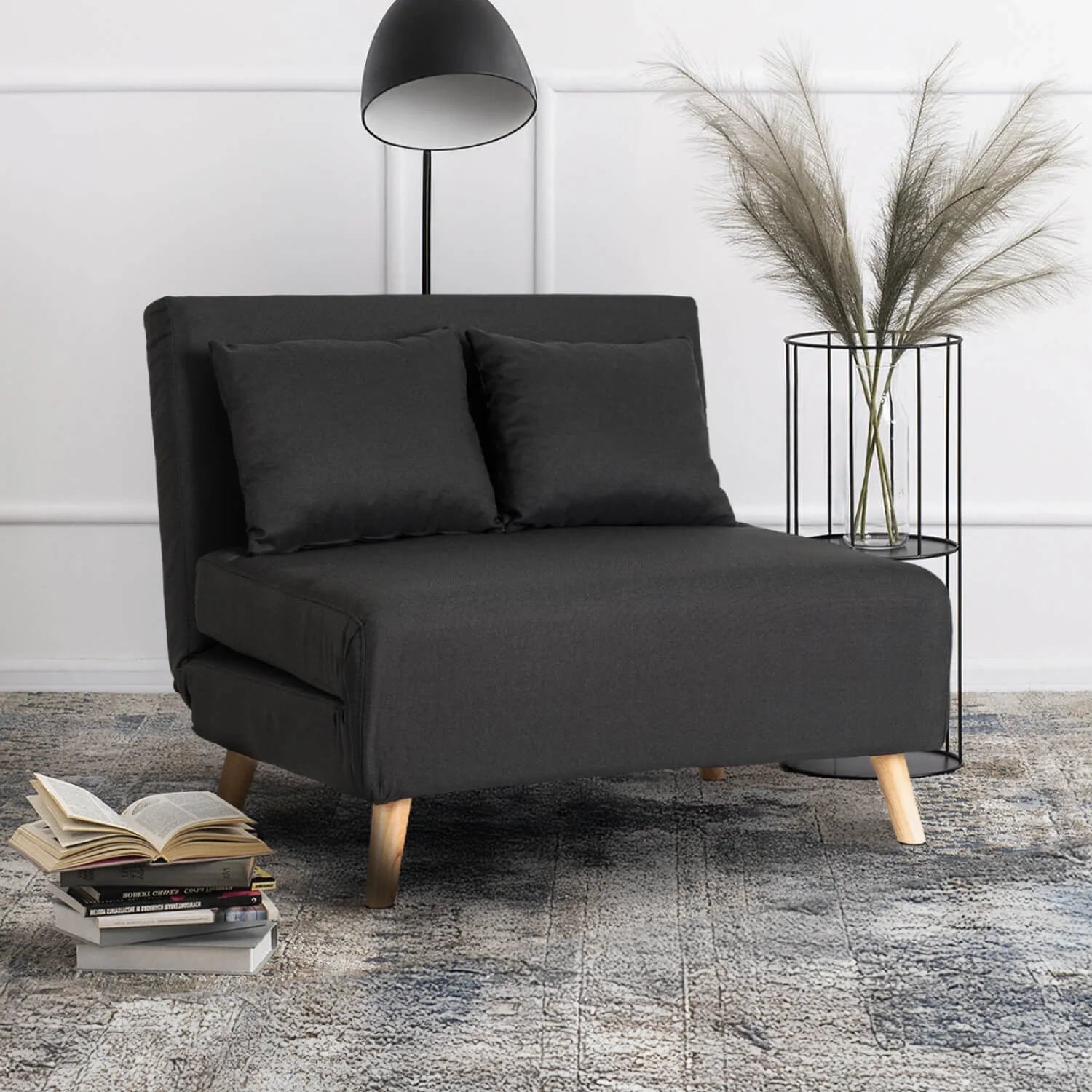 Elite MARRY 2 Black Armchair Bed