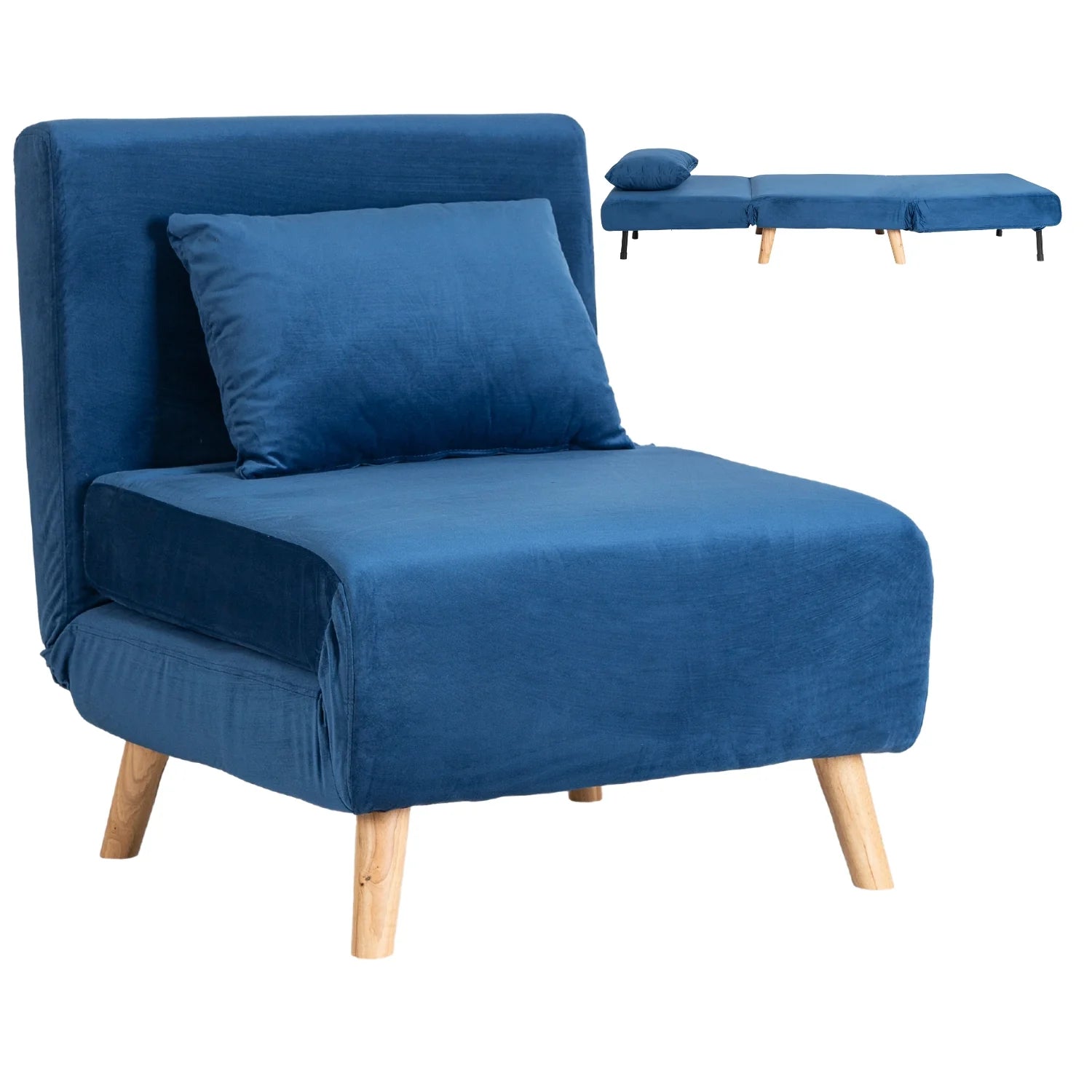 Elite MARRY Navy Blue Armchair