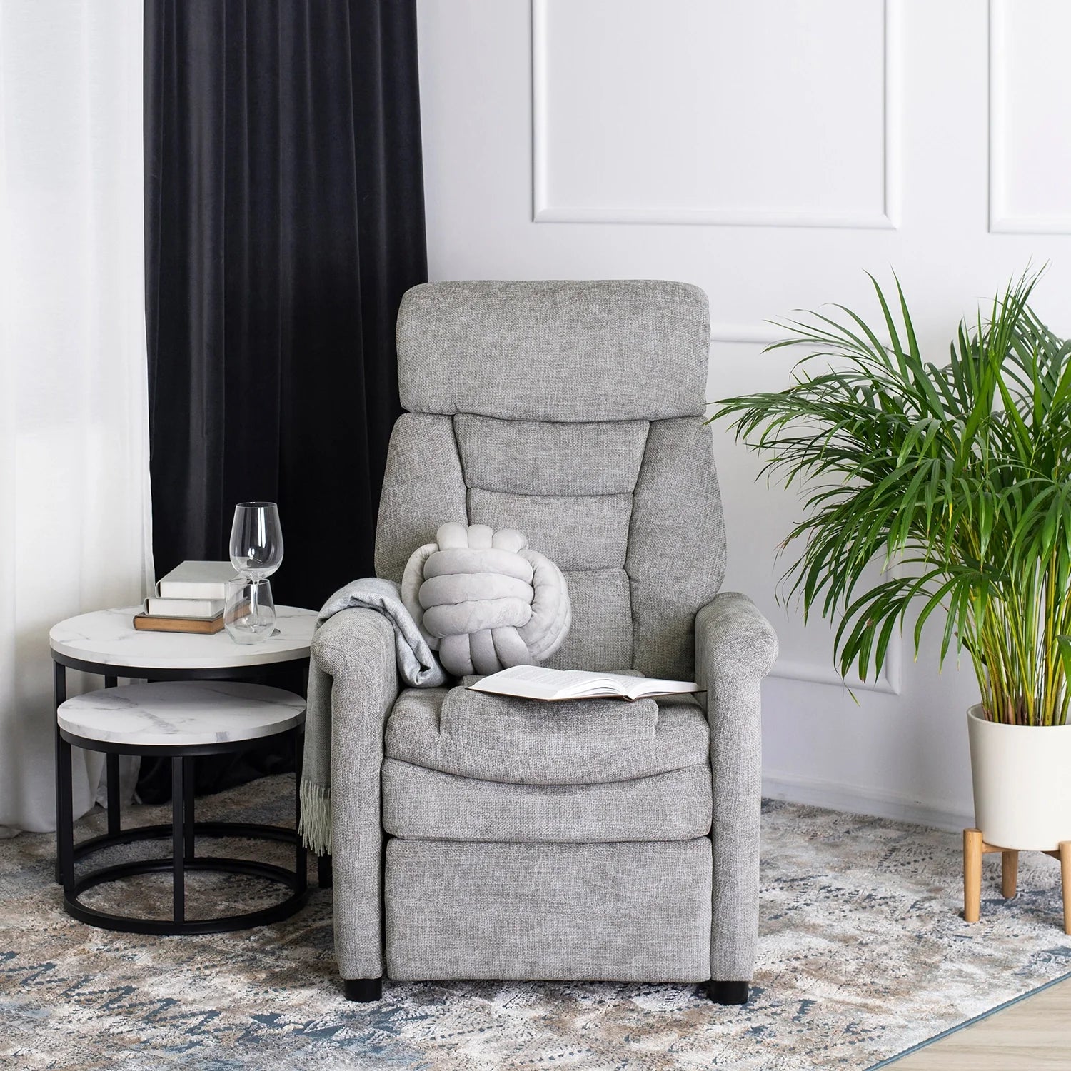 Elite NORDI Relaxsessel – Grau