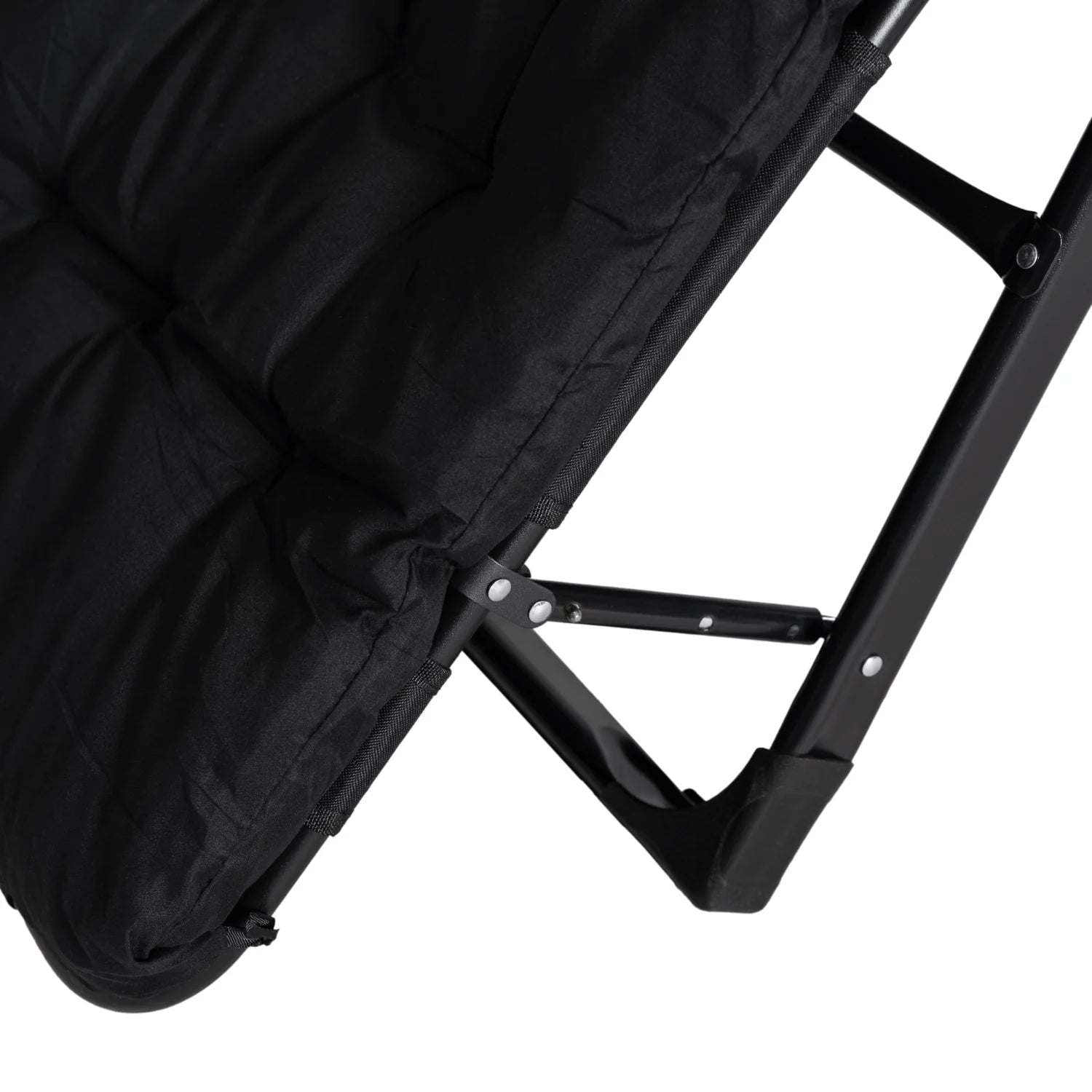 Elite EDISON Garden Recliner Black - Adjustable Outdoor Lounger