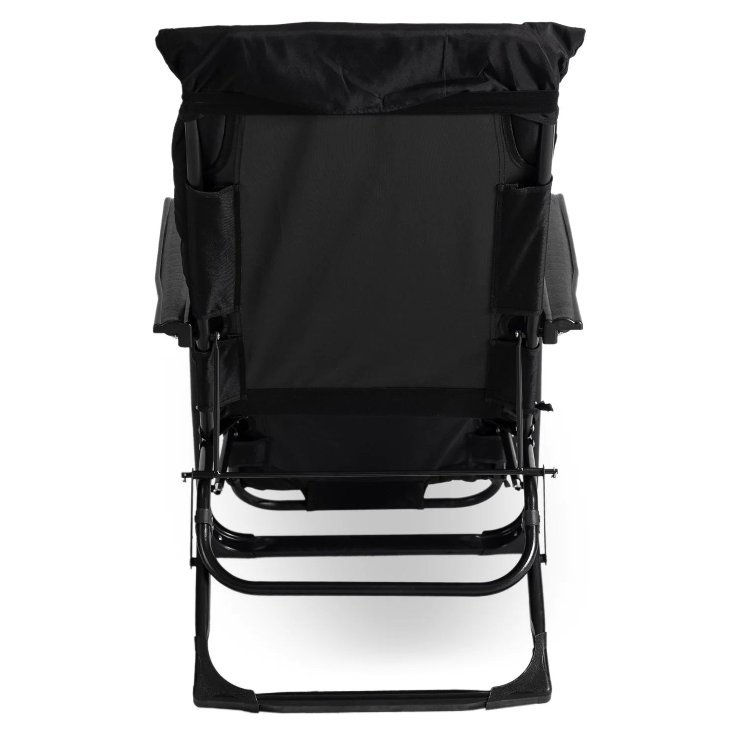 Elite EDISON Garden Recliner Black - Adjustable Outdoor Lounger