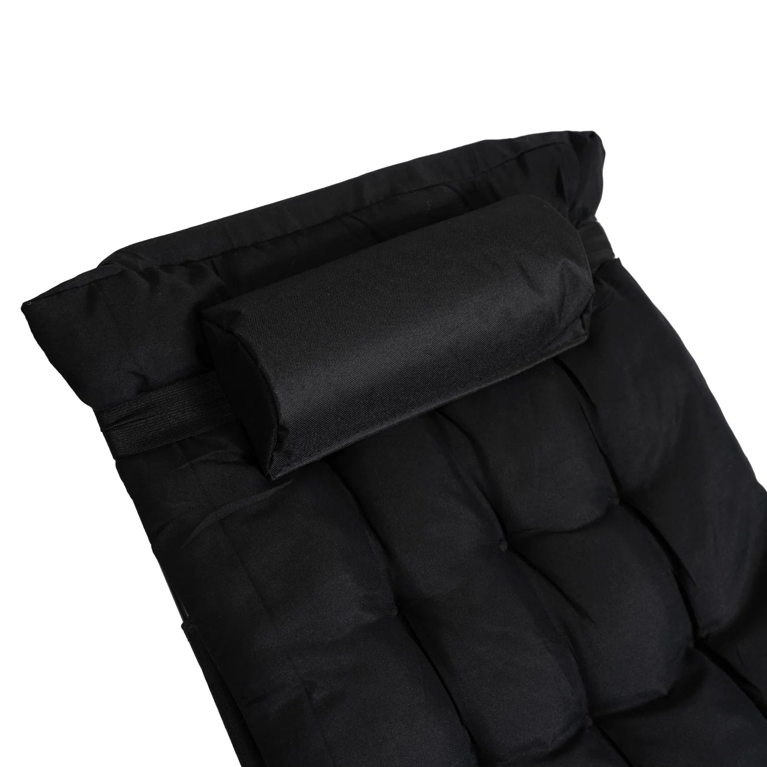 Elite EDISON Garden Recliner Black - Adjustable Outdoor Lounger