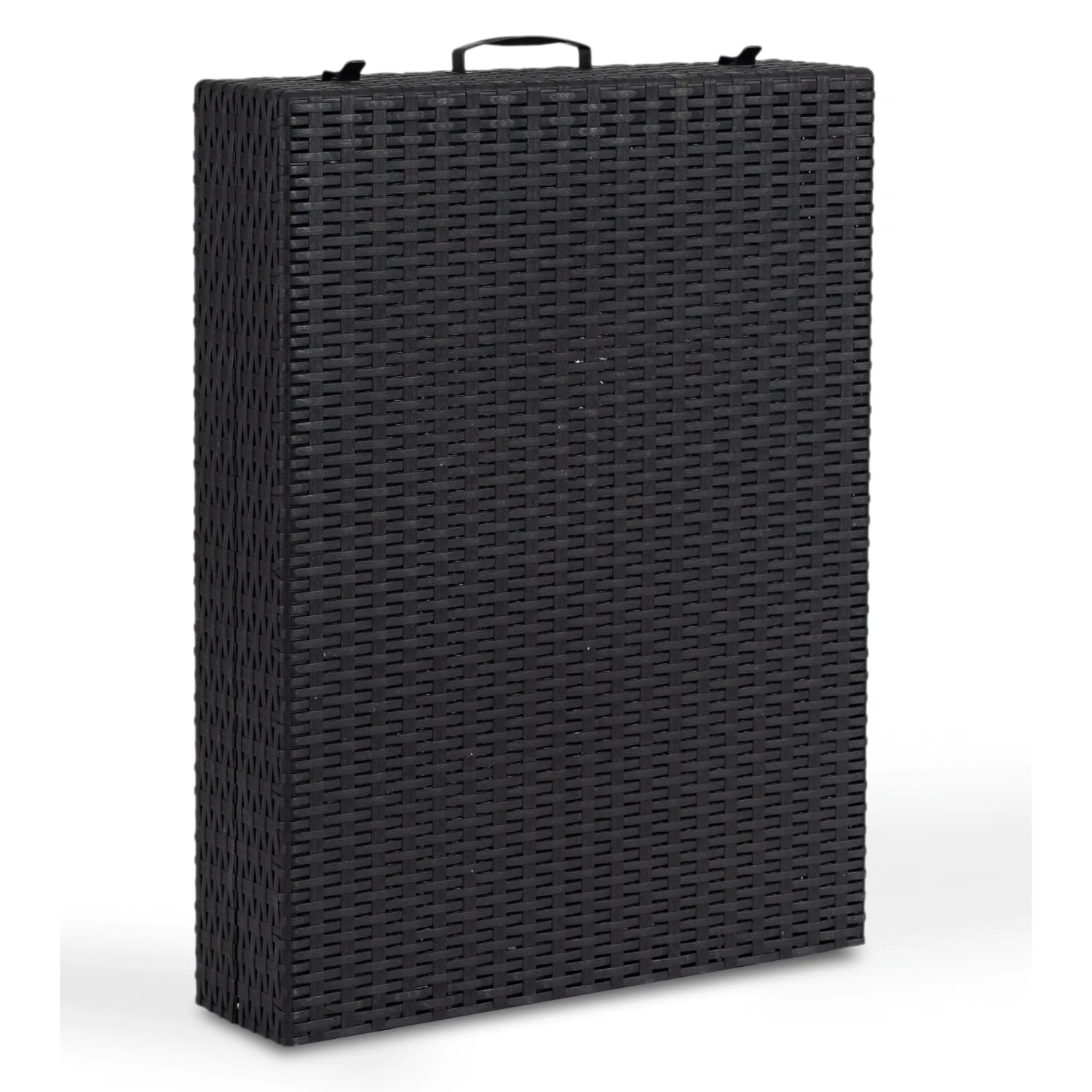 Elite LUIZJANA Outdoor-Liegestuhl – Schwarzes Technorattan