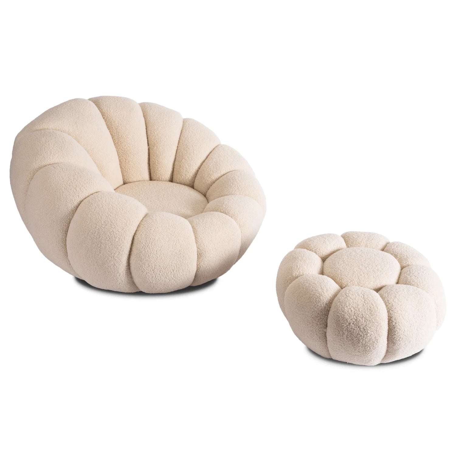 Elite PETTIT Beige Armchair Set
