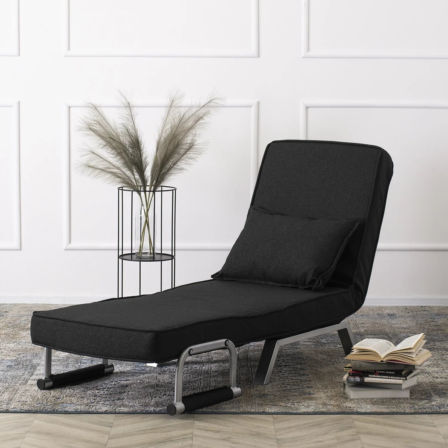 Elite BART Black Armchair Bed