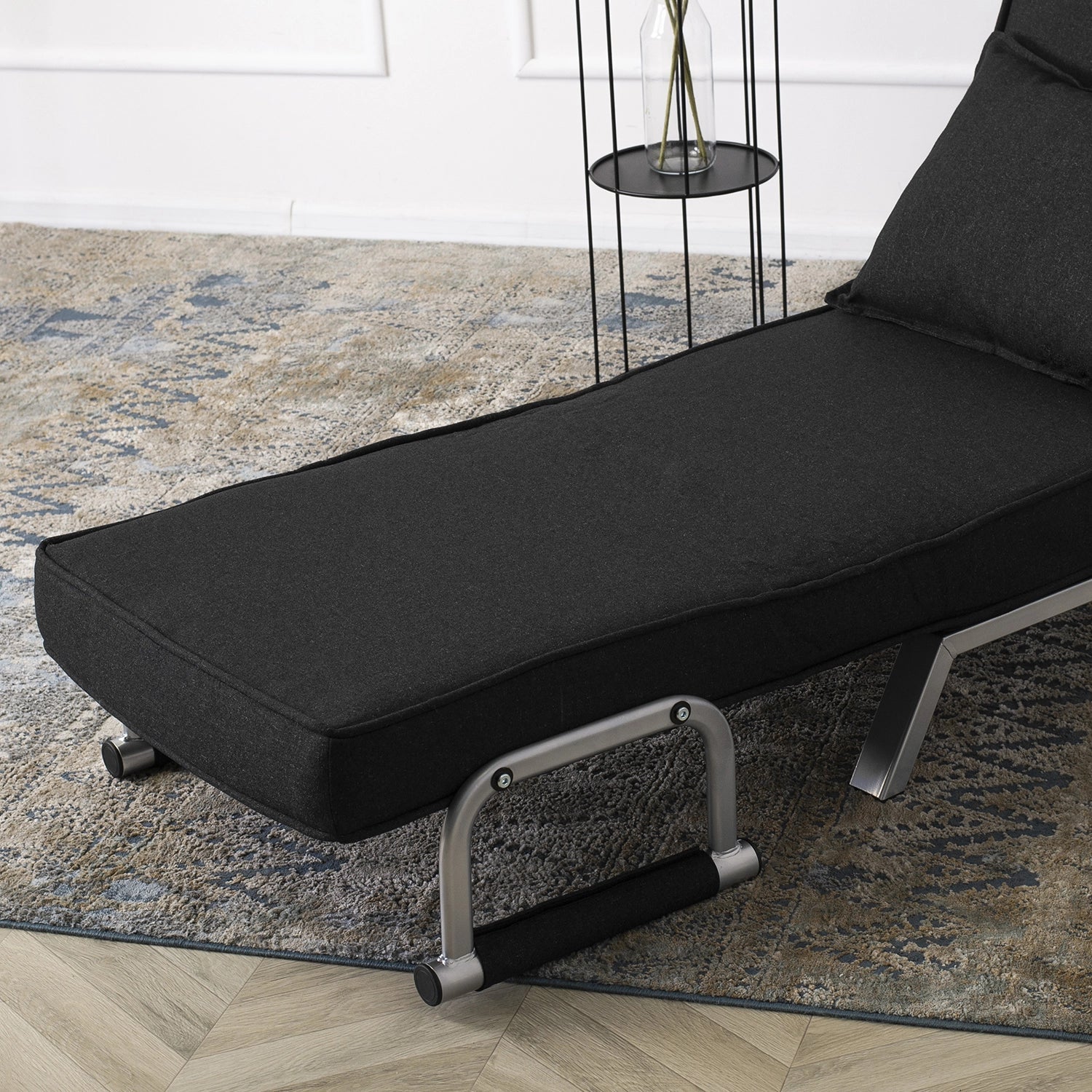 Elite BART Black Armchair Bed