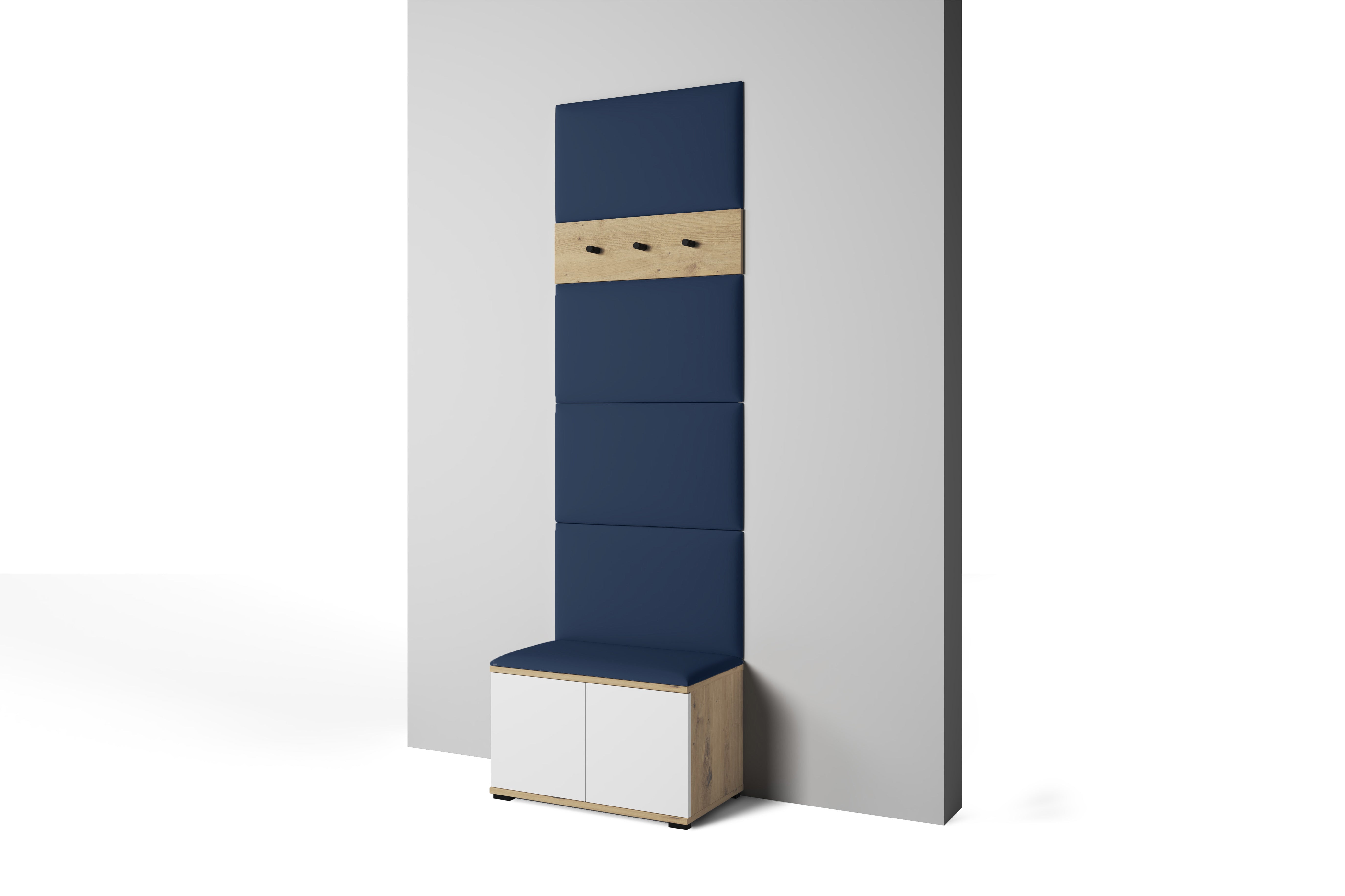 PK Sevilla 6 Hallway Wardrobe - Upholstered Panels in Various Colours