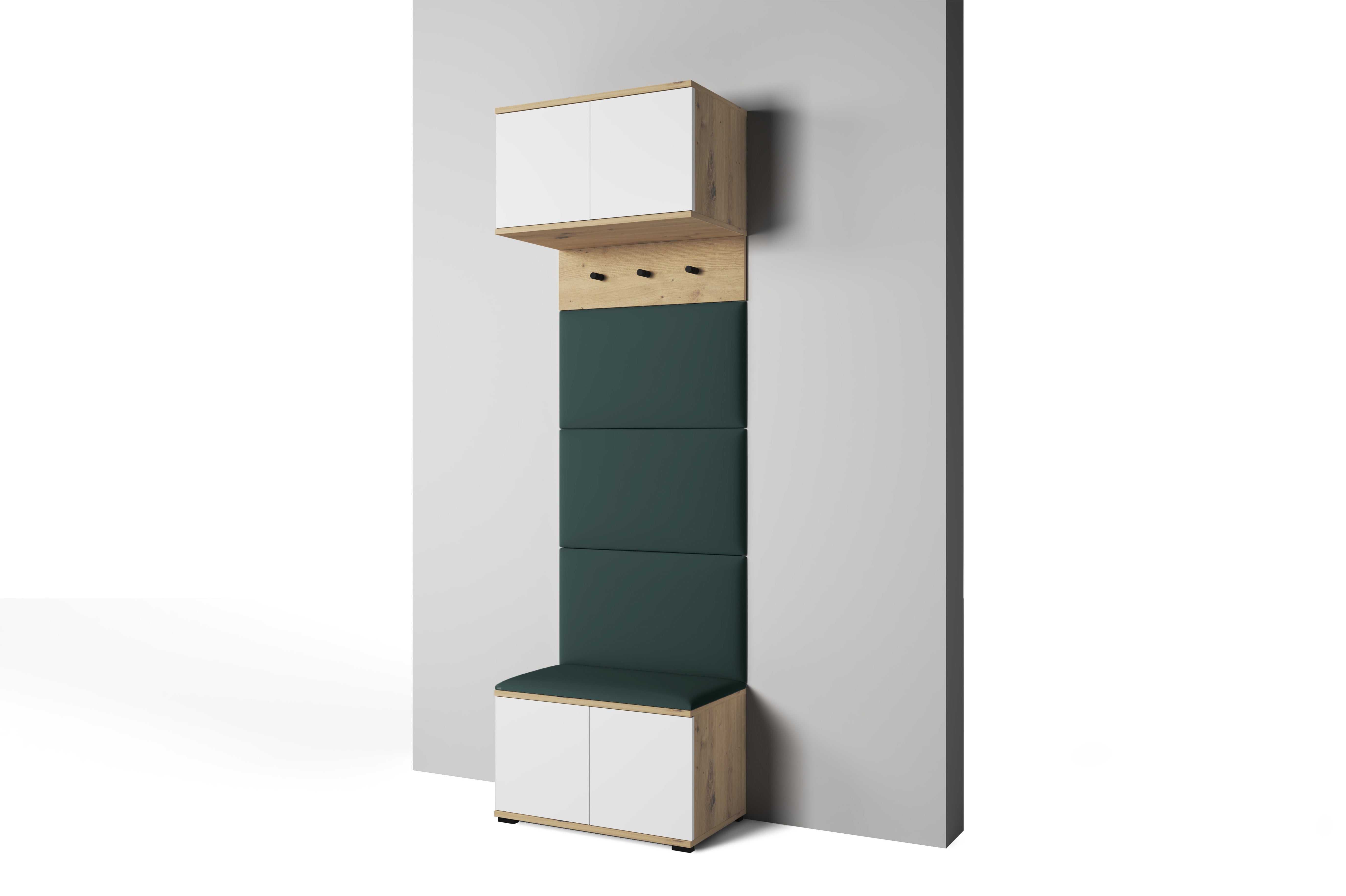 PK Sevilla 5 Hallway Wardrobe - Upholstered Panels in Various Colours