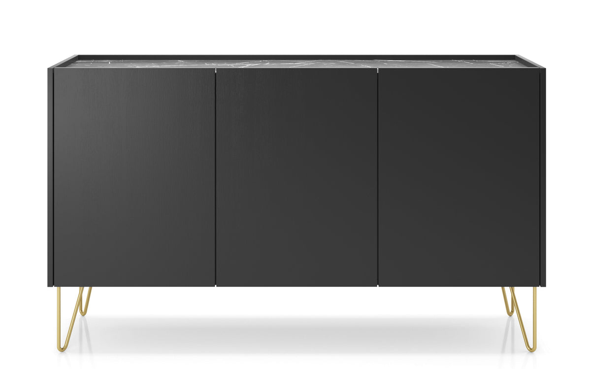 Harmony Dresser - Chest of Drawers with Three Push to Open System Doors