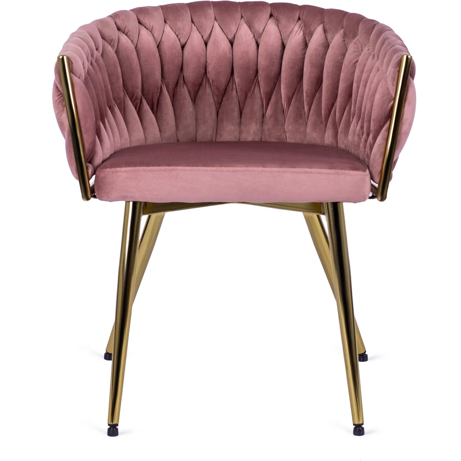 Elite CAPRI Pink Velour Chair – A Touch of Luxury & Elegance