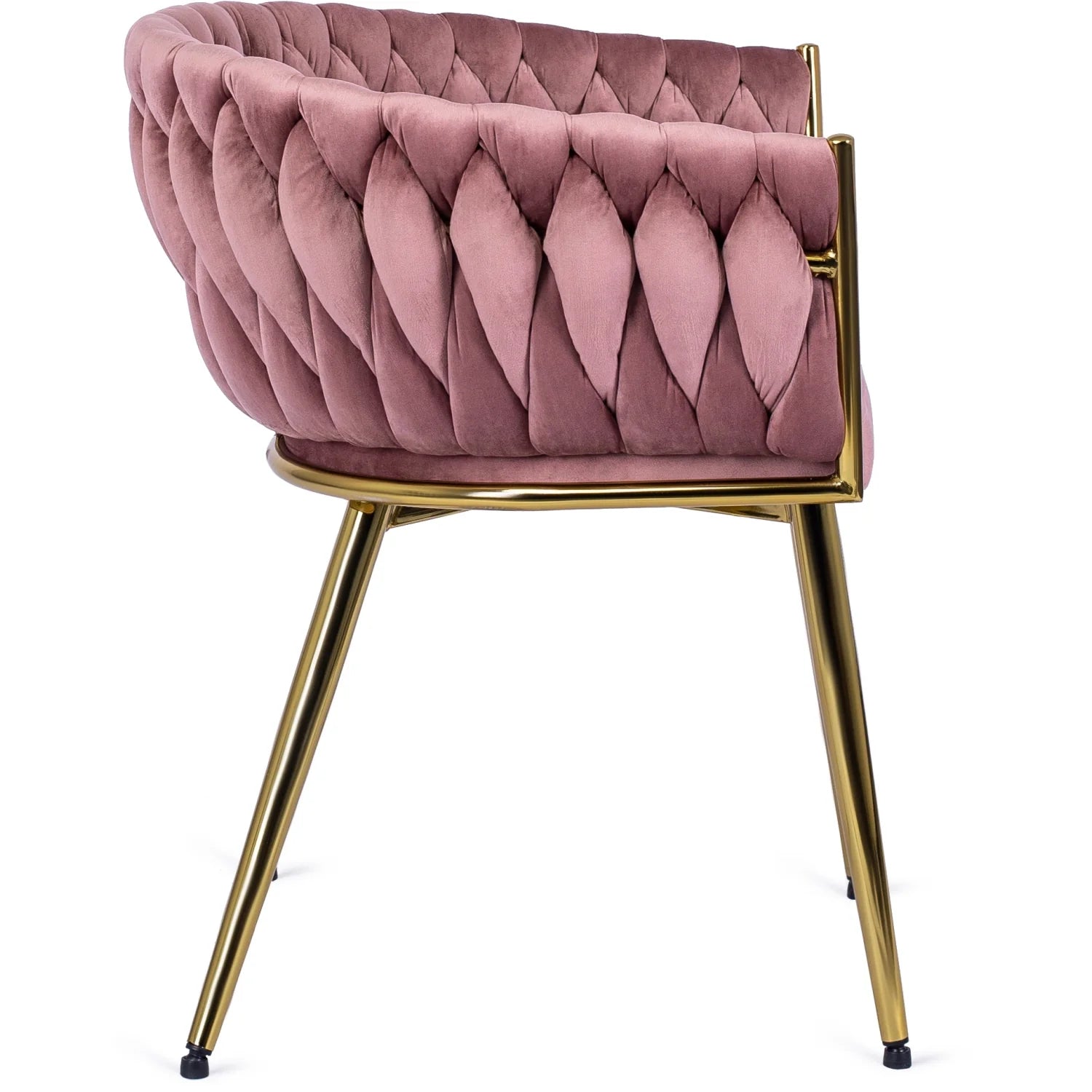 Elite CAPRI Pink Velour Chair – A Touch of Luxury & Elegance