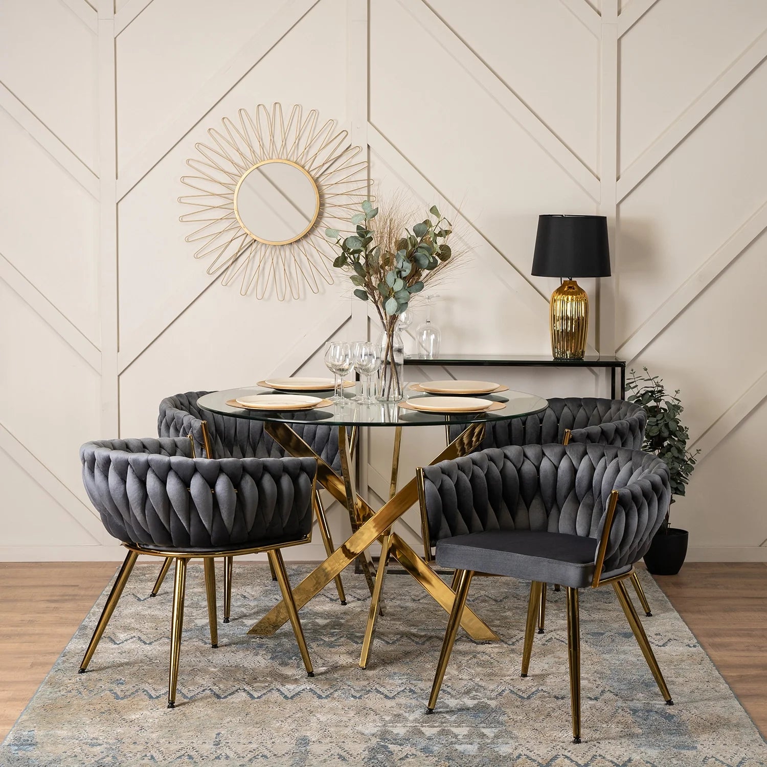 Elite CAPRI Grey Velour Chair – Luxury & Comfort in One Design