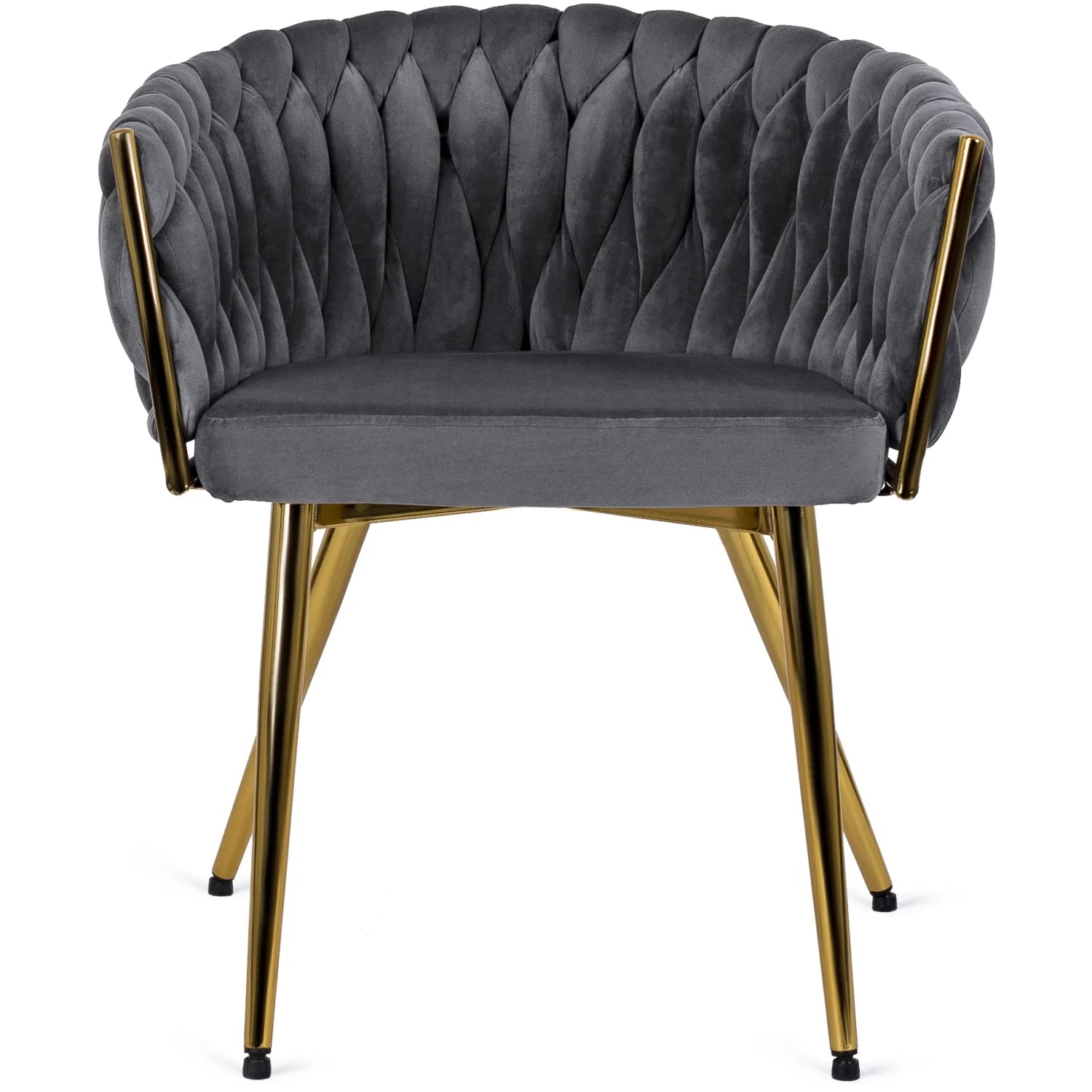 Elite CAPRI Grey Velour Chair – Luxury & Comfort in One Design