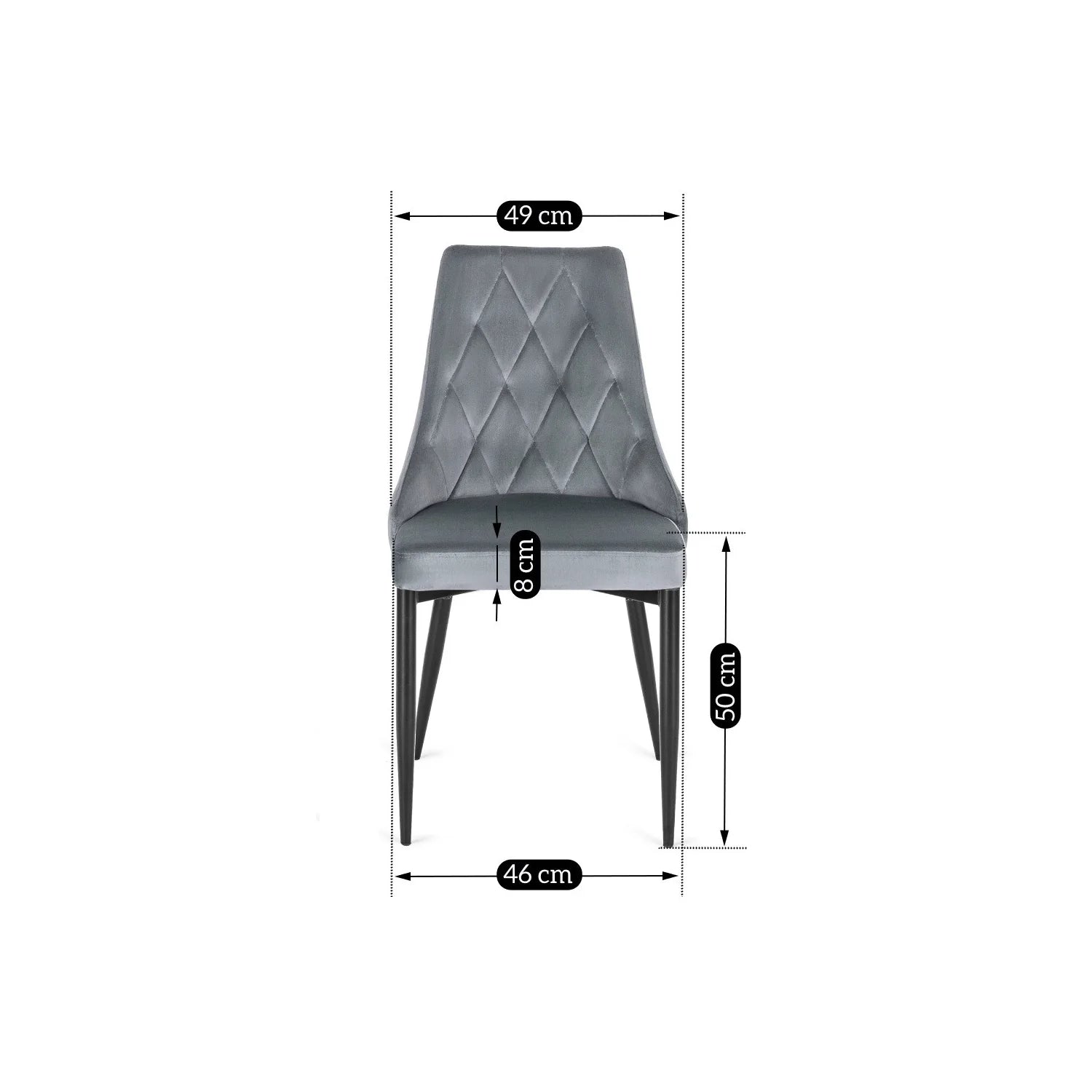 Elite CORK 2 Gray Upholstered Chair – Modern Comfort & Timeless Style