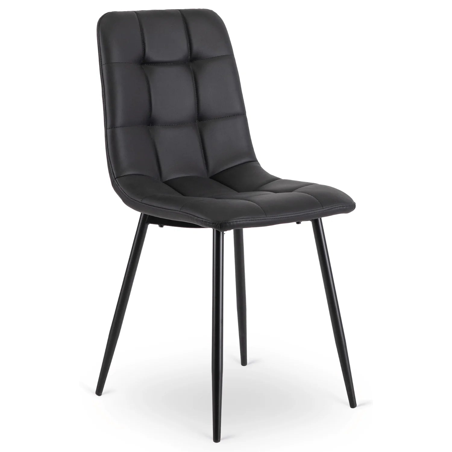 Elite DALVIN Black Eco-Leather Chair – A Modern Classic in Comfort & Style