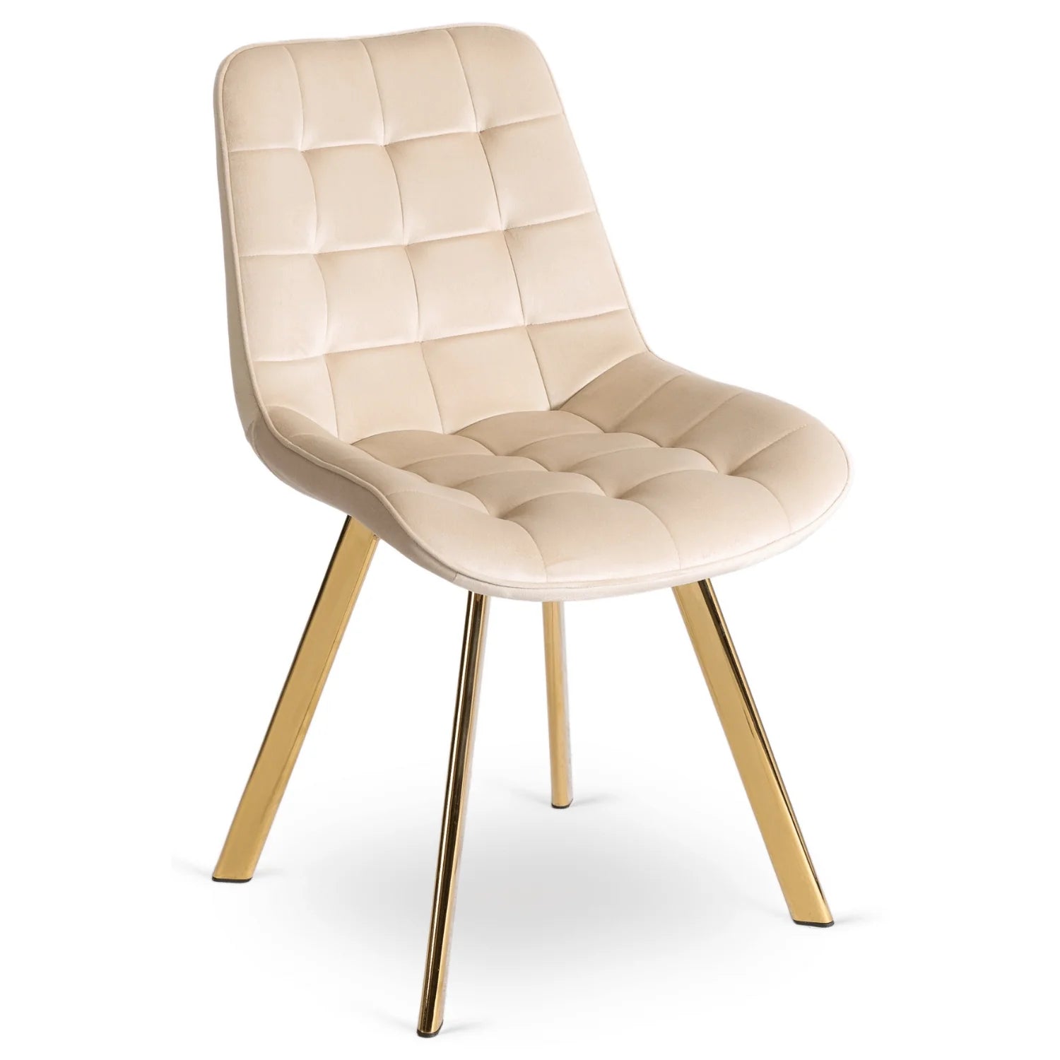 Elite DEVI Cream Velvet Chair – A Touch of Luxury and Comfort
