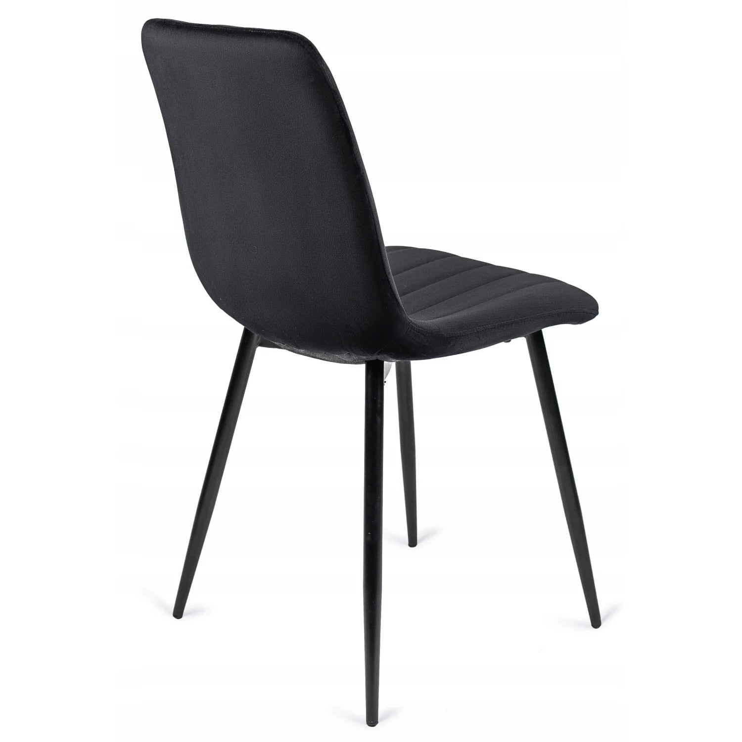 Elite IBIS Black Velvet Chair – Sleek & Modern Seating