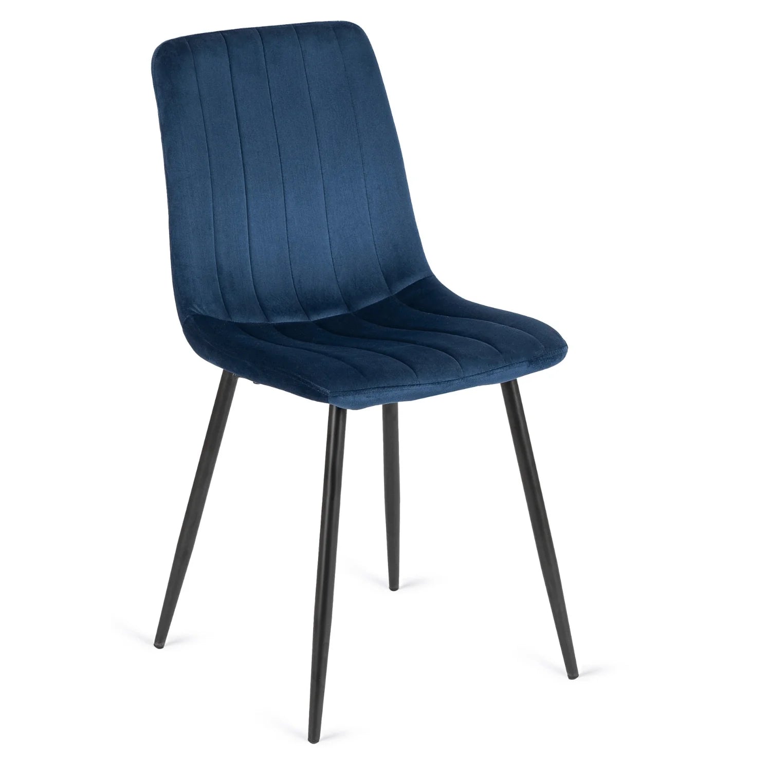 Elite IBIS Navy Blue Velvet Chair – Timeless Elegance & Supreme Comfort