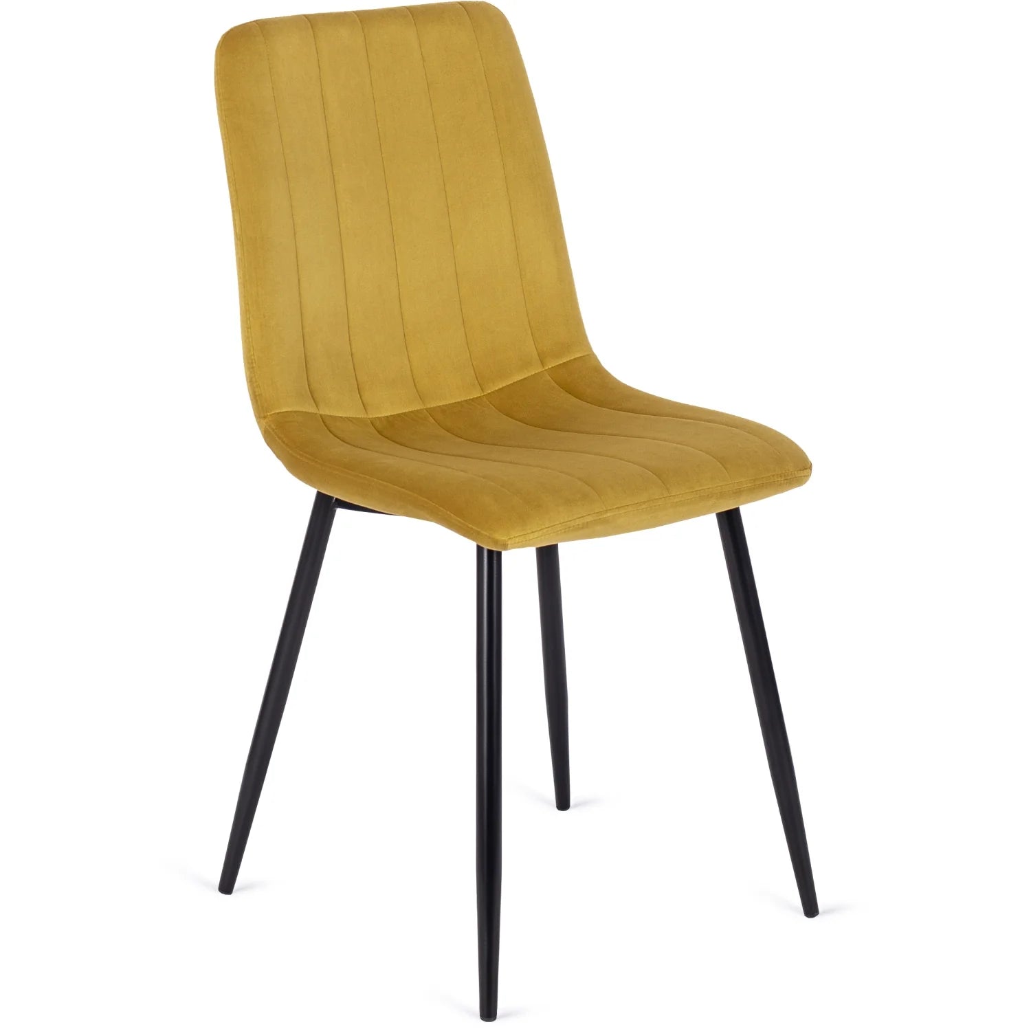 Elite IBIS Mustard Velvet Chair – Contemporary Elegance & Supreme Comfort