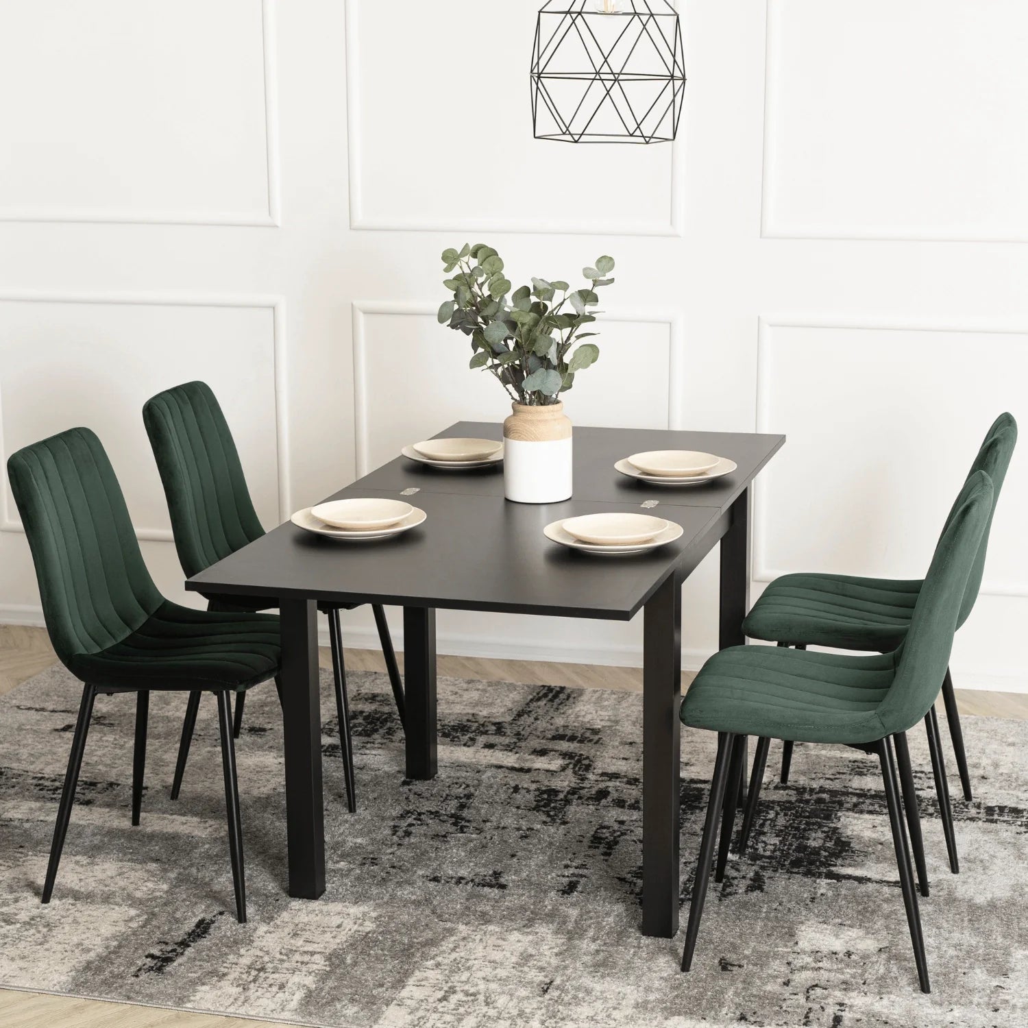 Elite IBIS Green Velvet Chair – Timeless Elegance & Comfort