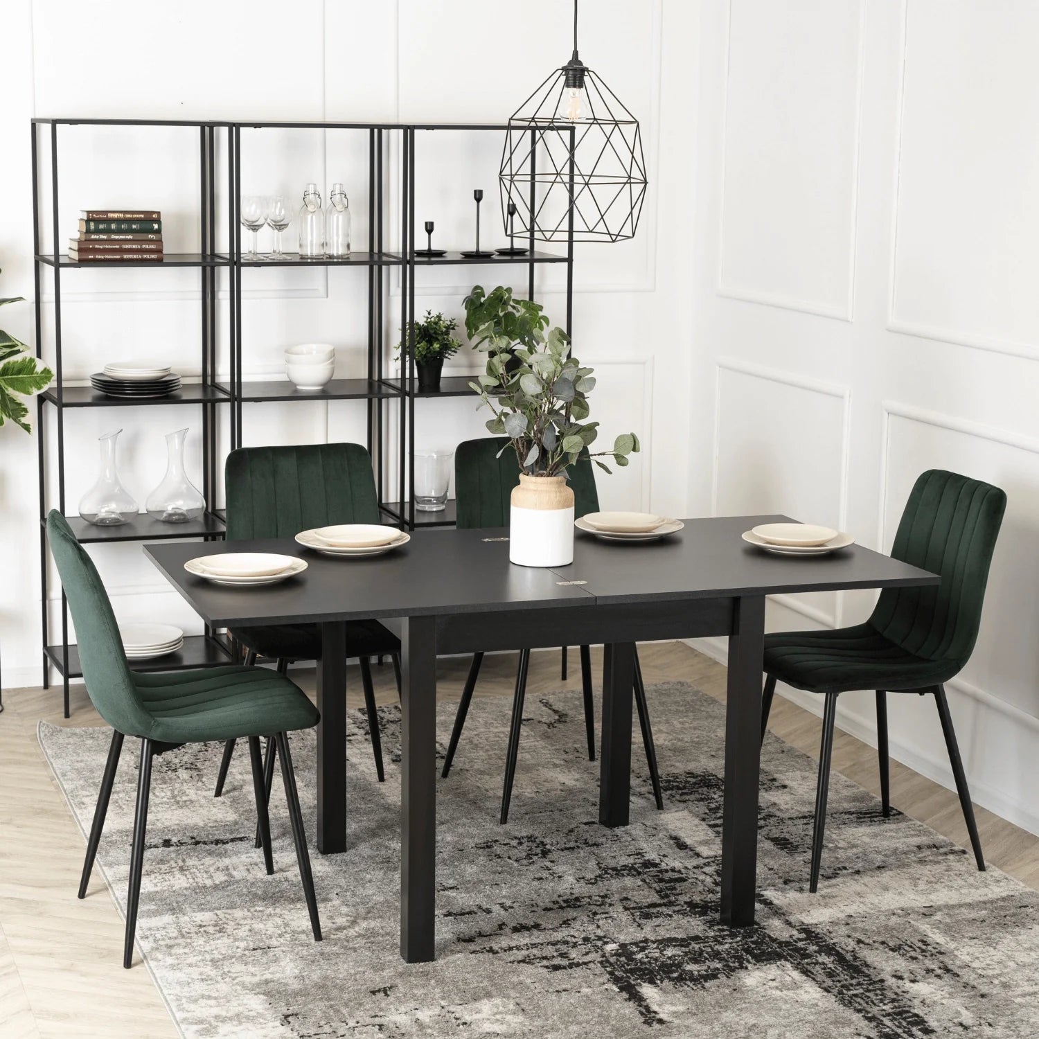 Elite IBIS Green Velvet Chair – Timeless Elegance & Comfort