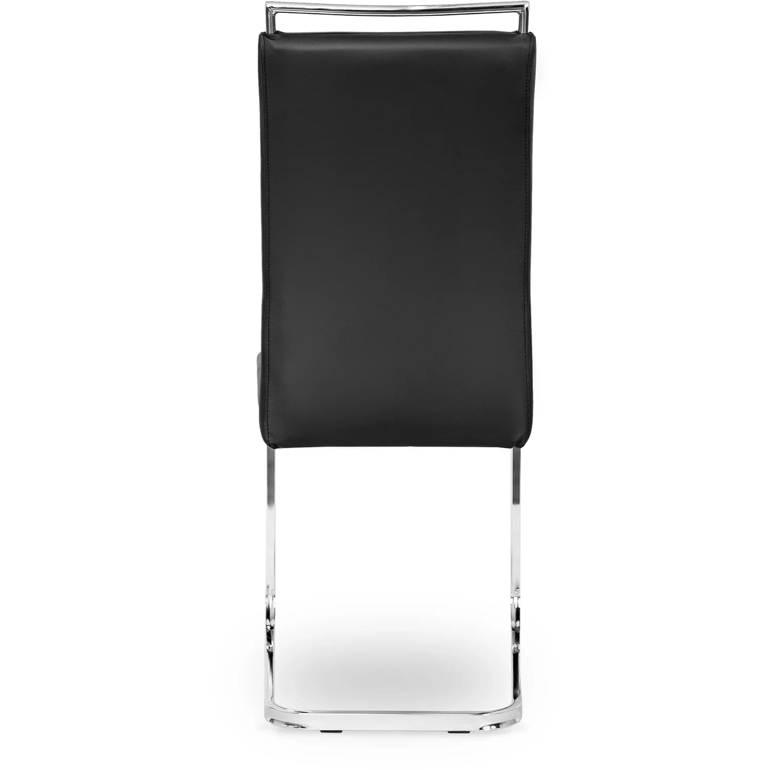 Elite LOCA Stuhl aus schwarzem Ökoleder – Moderne Eleganz und Komfort