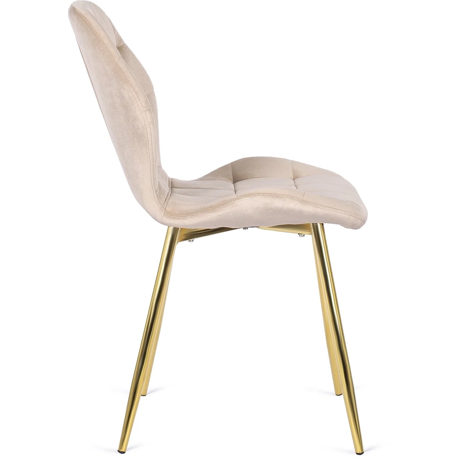 Elite LUCKY Cream Velvet Chair – Elegant Luxury for Your Space