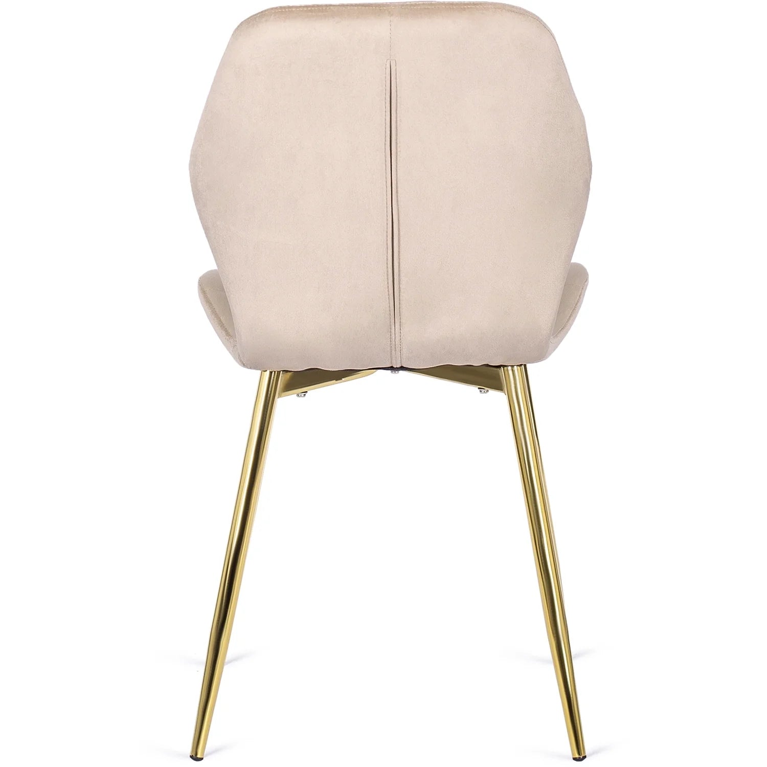Elite LUCKY Cream Velvet Chair – Elegant Luxury for Your Space