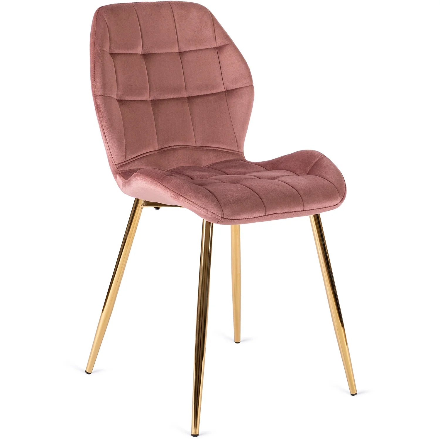 Elite LUCKY Pink Velvet Chair – A Statement of Elegance & Comfort