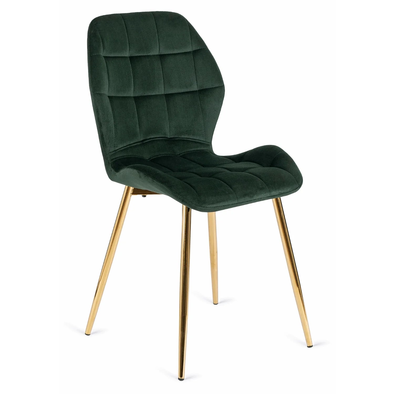 Elite LUCKY Green Velvet Chair – Luxurious Elegance for Your Interior