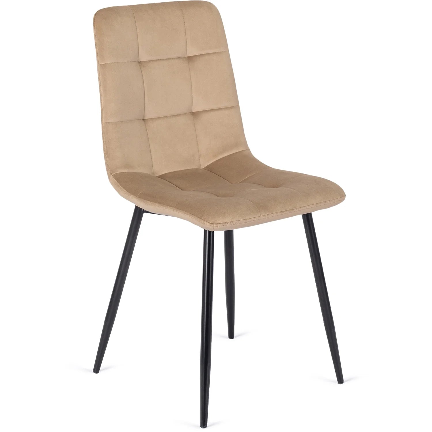 Elite PERU Beige Velvet Chair – A Timeless Blend of Elegance and Comfort
