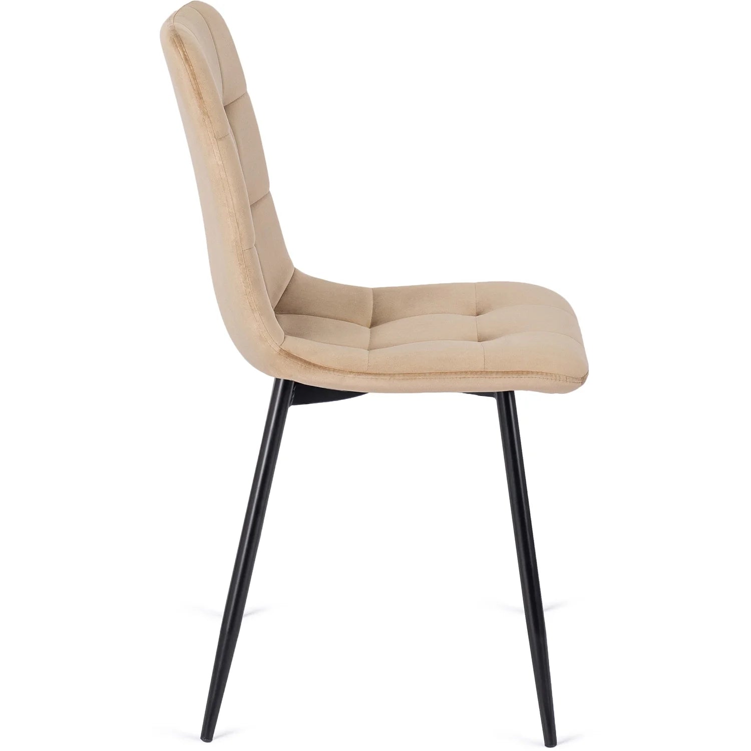 Elite PERU Beige Velvet Chair – A Timeless Blend of Elegance and Comfort