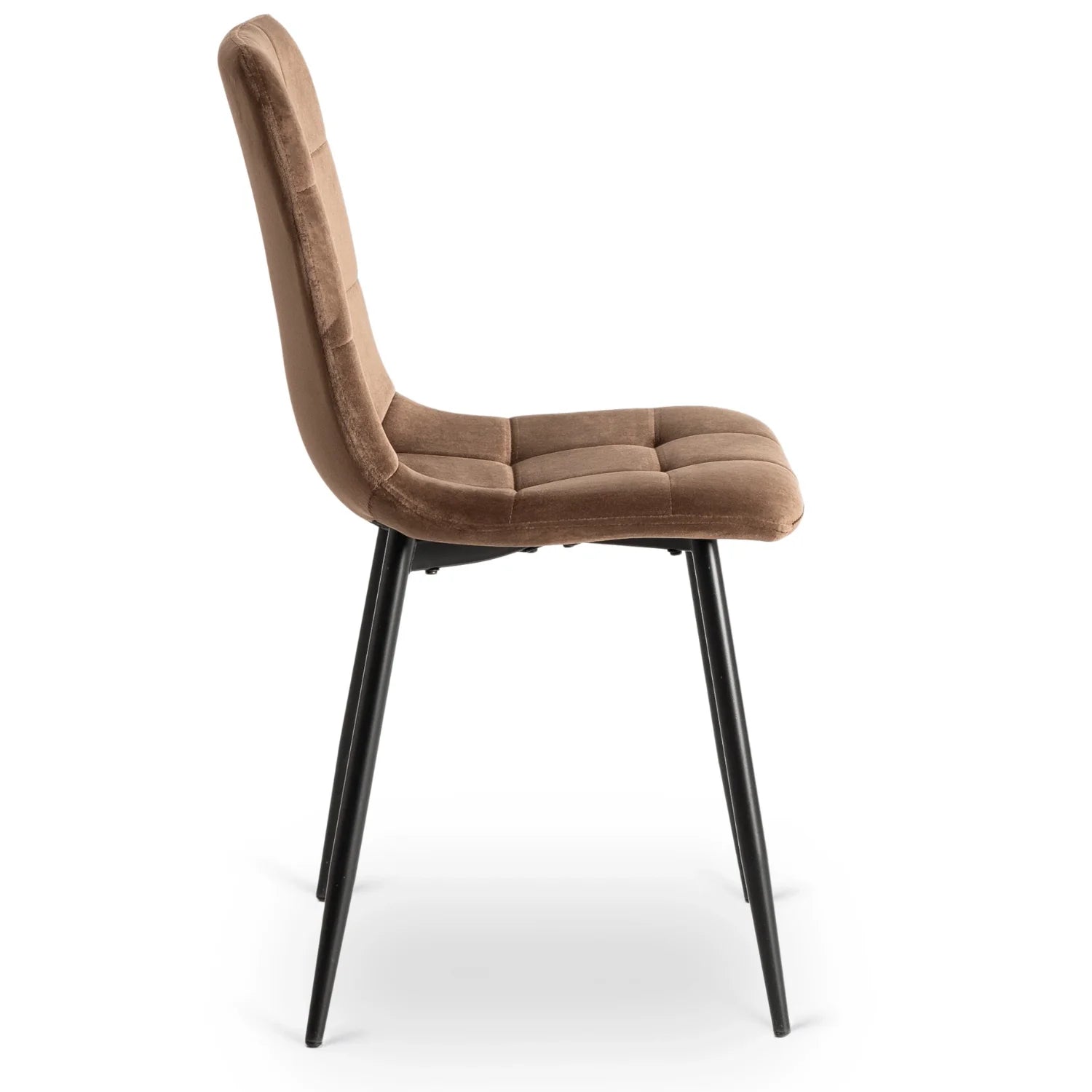 Elite PERU Brown Velvet Chair – Classic Elegance with Supreme Comfort